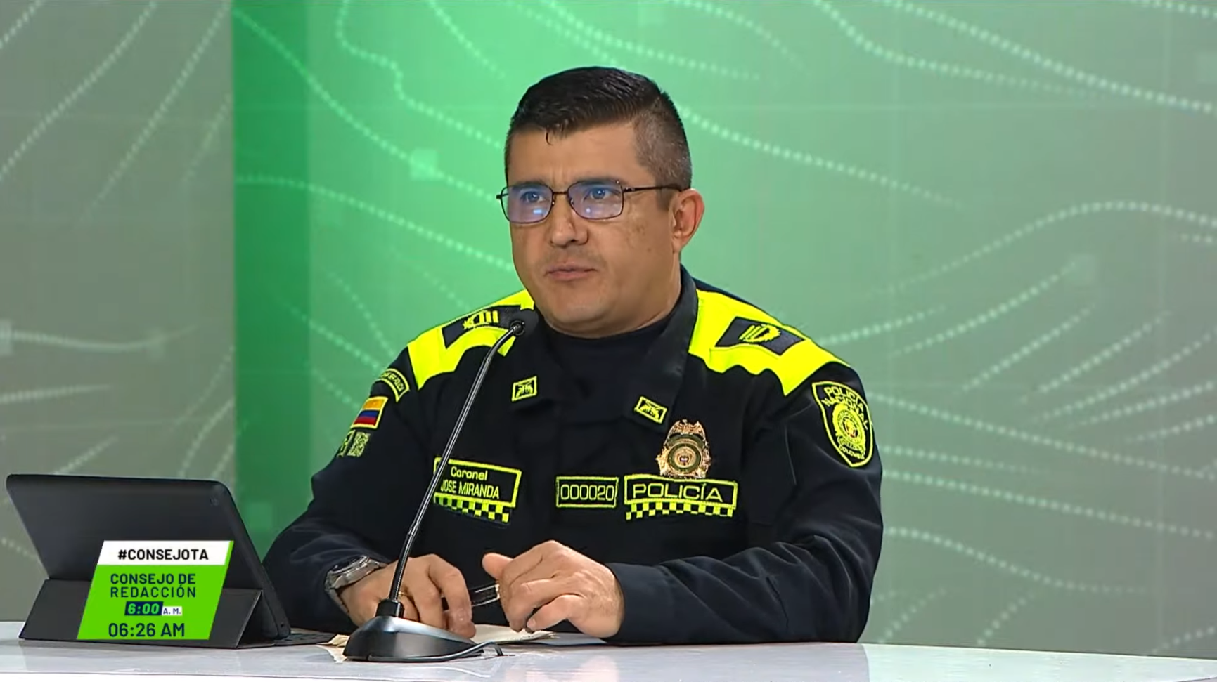 Coronel José Rafael Miranda, subcomandante Policía Metropolitana
