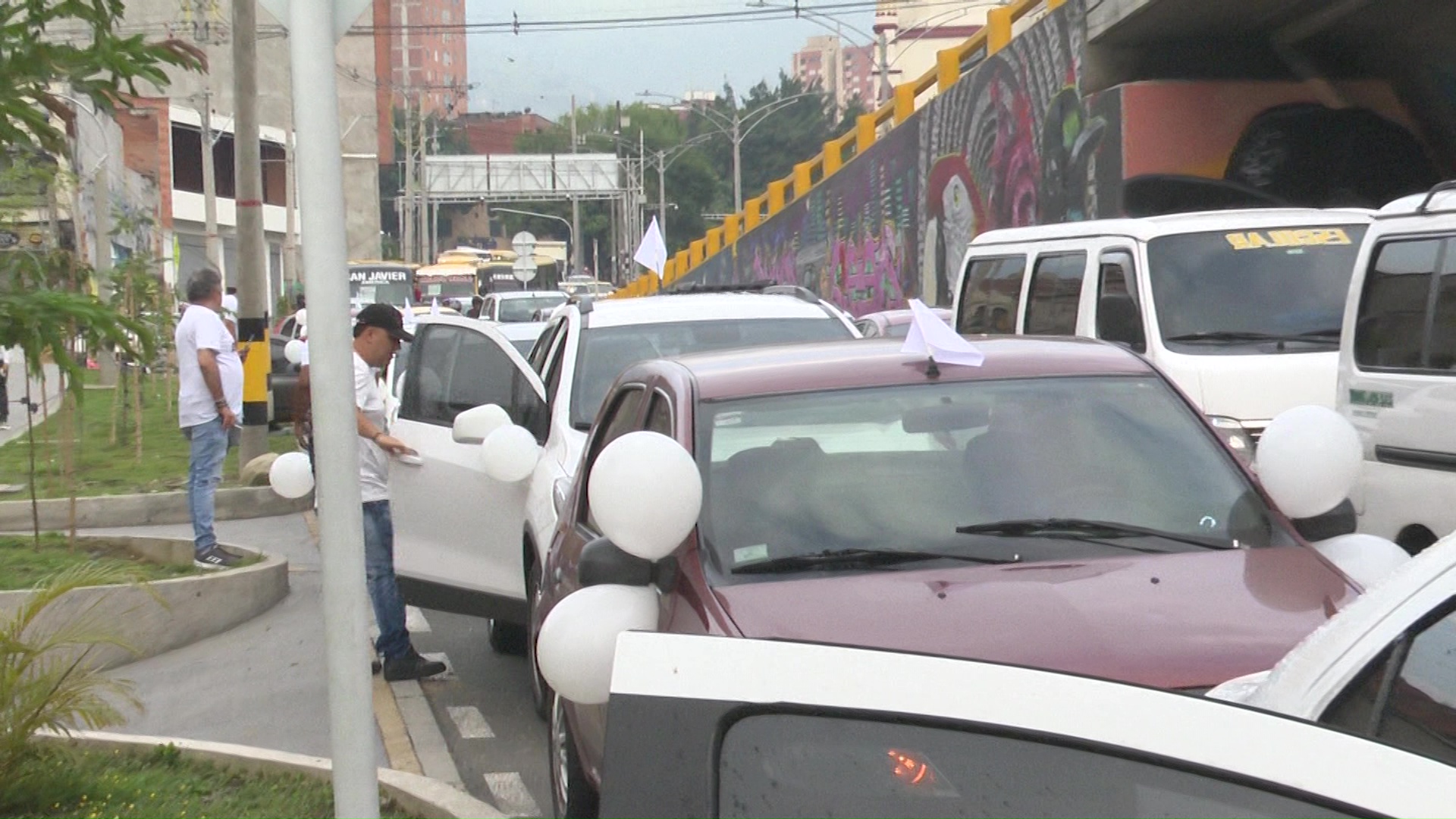 Conductores plataformas marchan para legalizarse