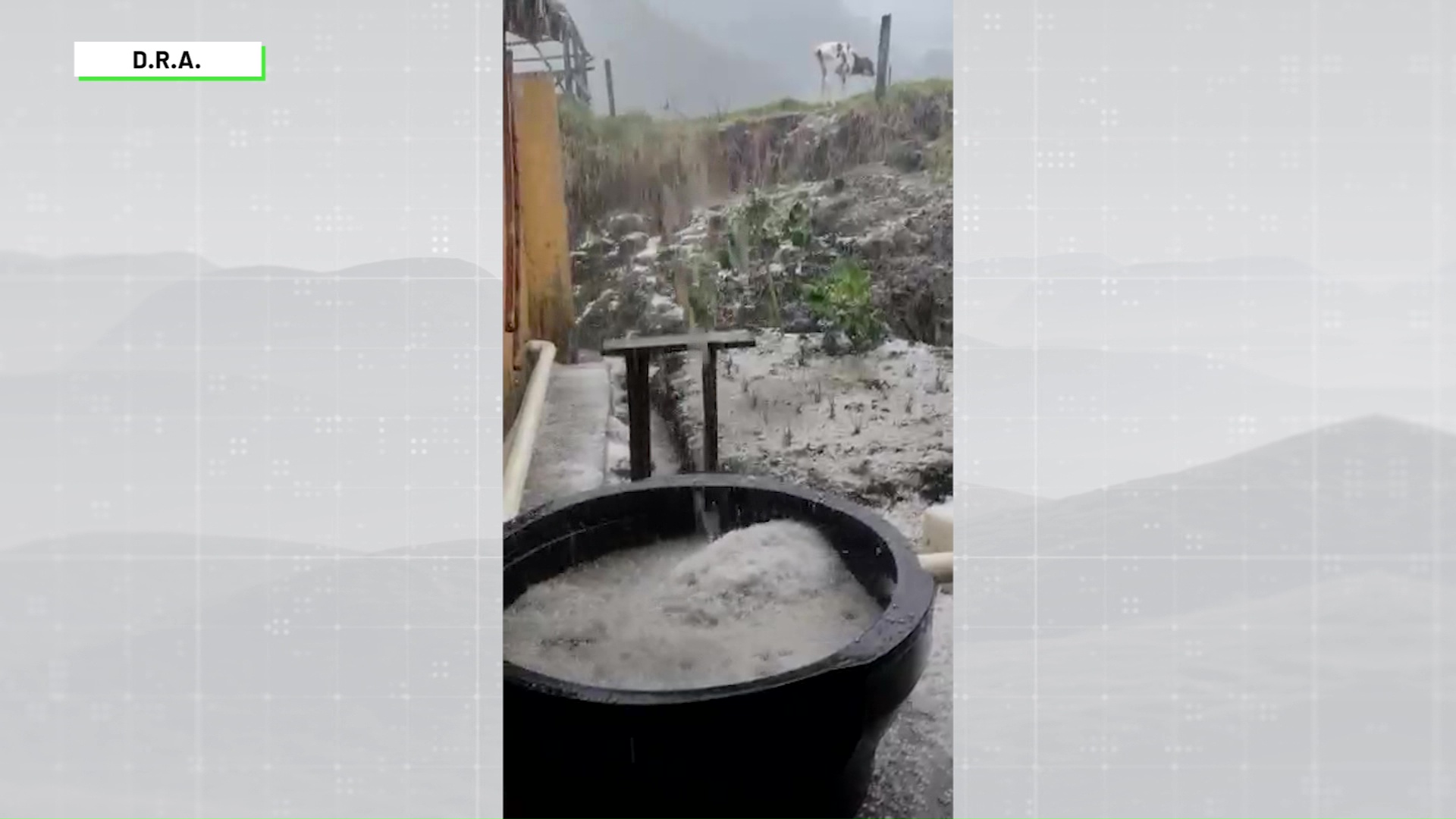 Granizada afectó el municipio de Entrerríos