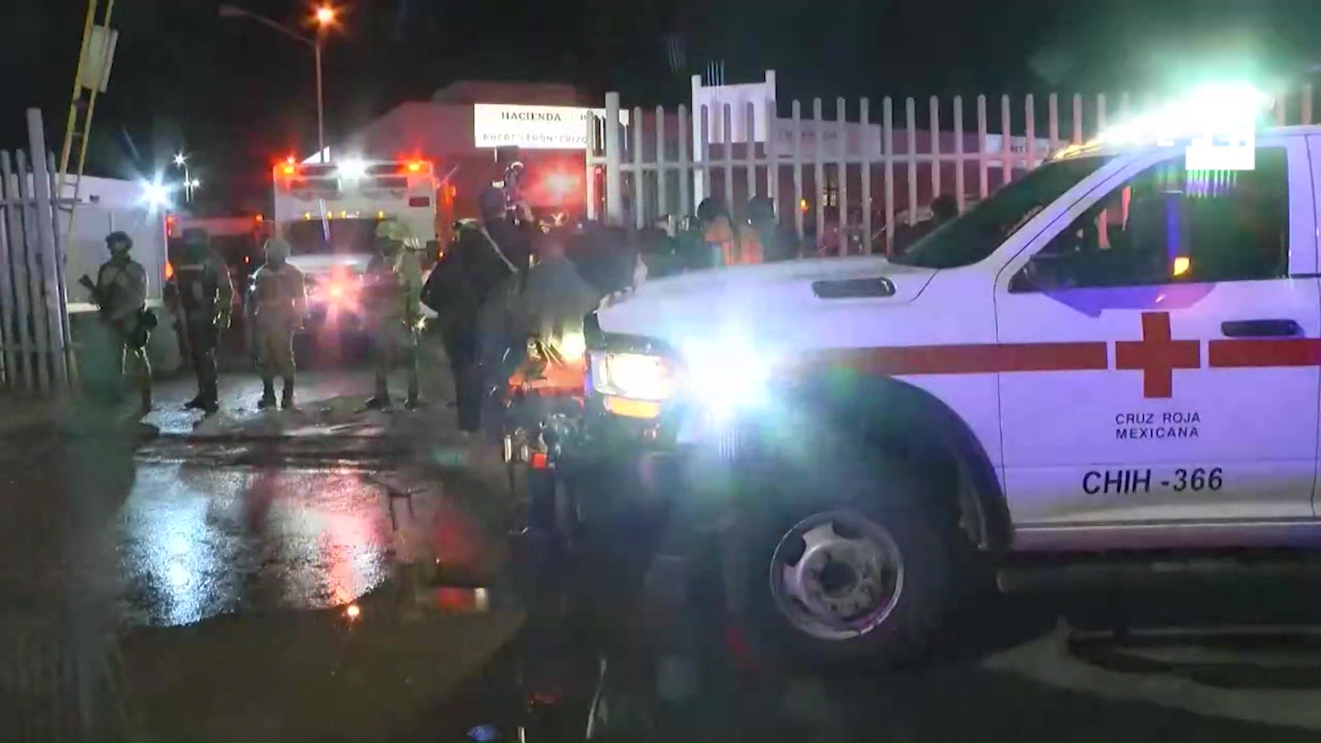 Incendio en estación fronteriza deja 39 muertos