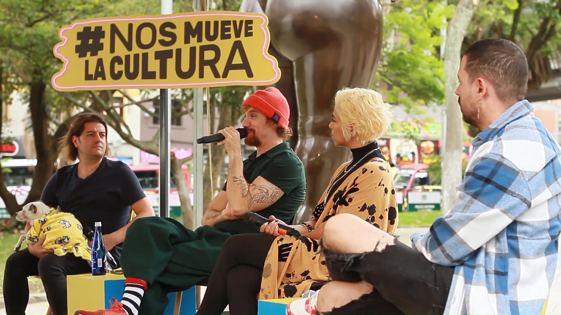 Plaza Botero fue escenario de diálogos Cu4tro.Creo.