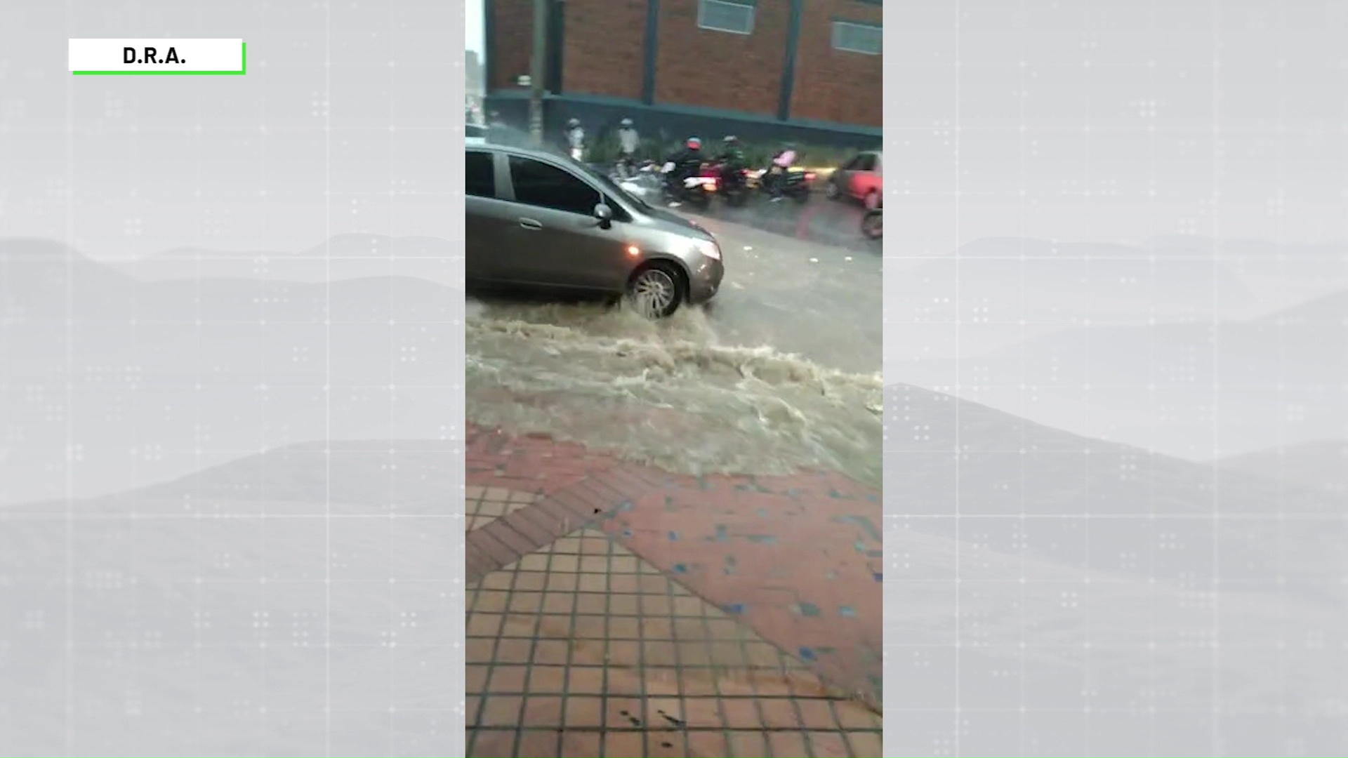 Reportan emergencias por aguacero de esta tarde