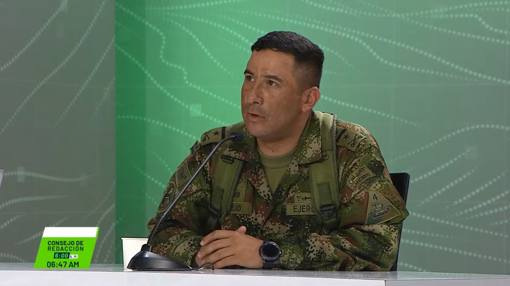 Teniente Coronel Manuel Espejo, comandante Batallón Juan del Corral