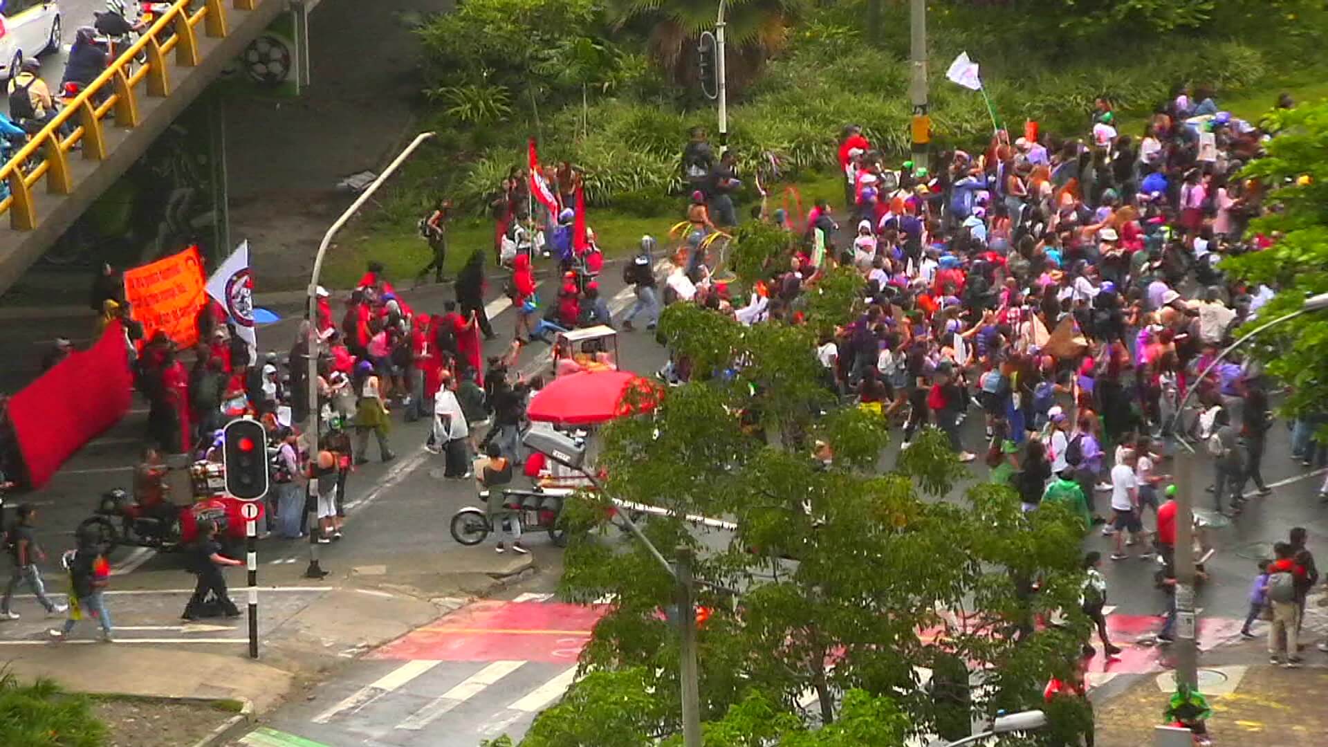 Vandalismo en marcha por día de las mujeres