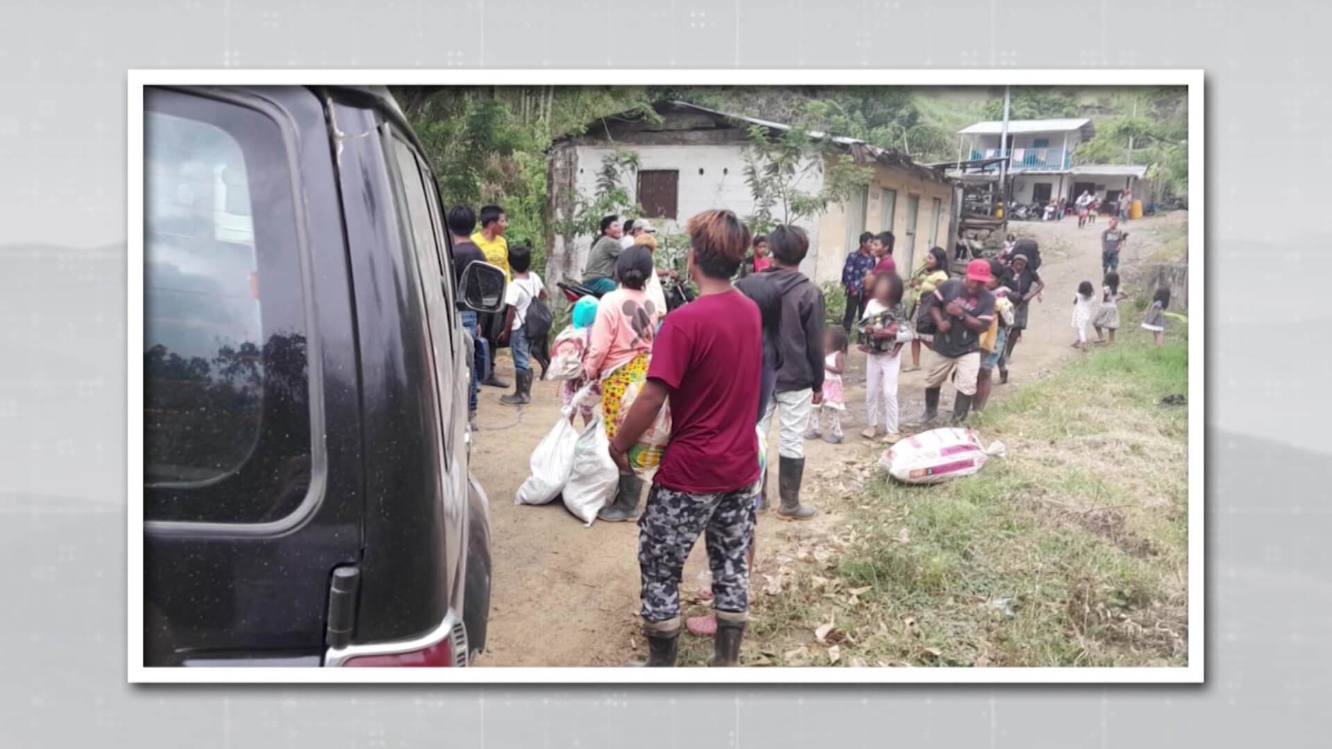 Familias rurales desplazadas por amenazas en Frontino