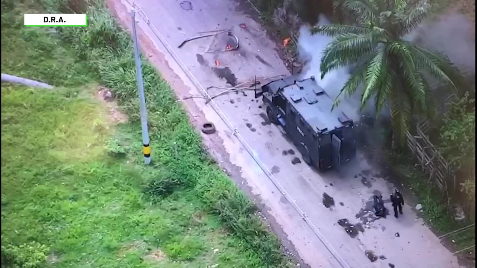 Policía herido con explosivos relata drama del atentado