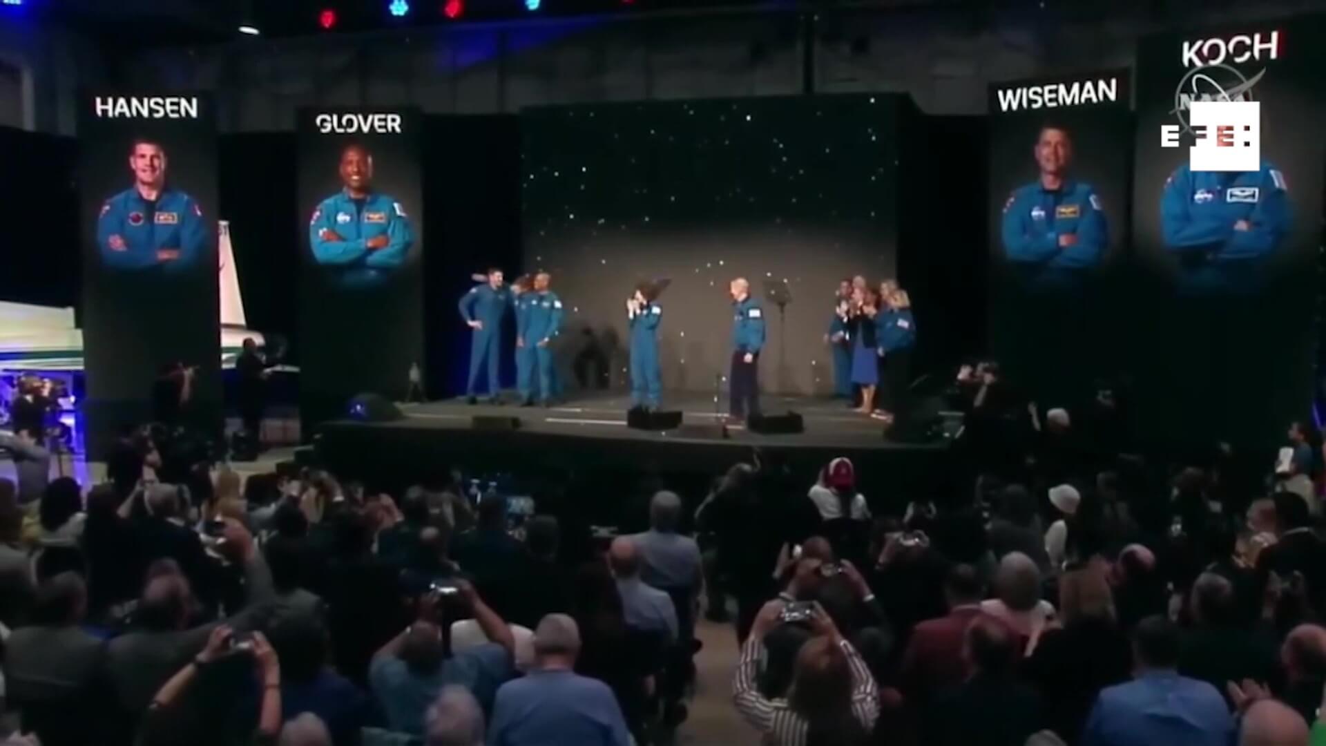 Presentan los cuatro astronautas que viajarán a la luna