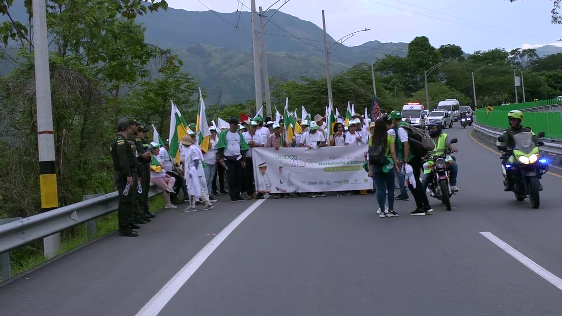 Segunda jornada de la marcha de la Noviolencia – Teleantioquia Noticias