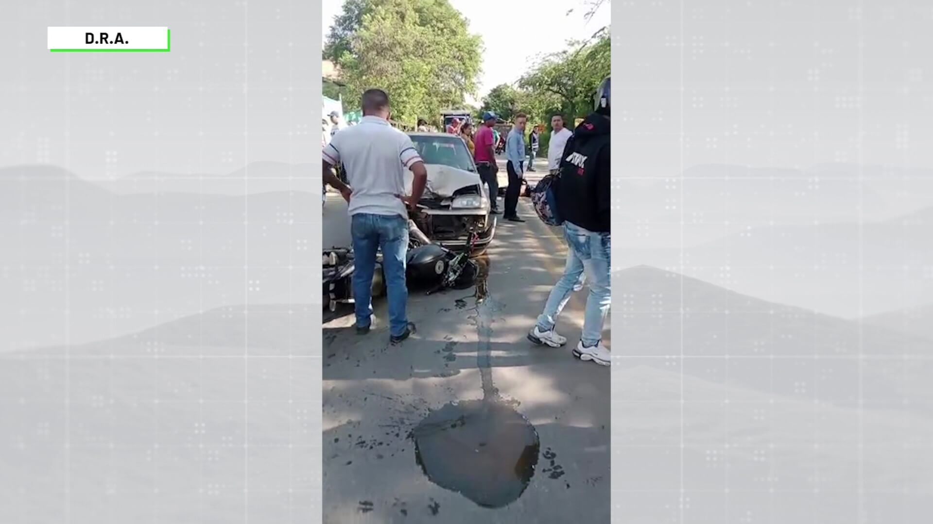 Un herido dejó accidente en Santa Fe de Antioquia