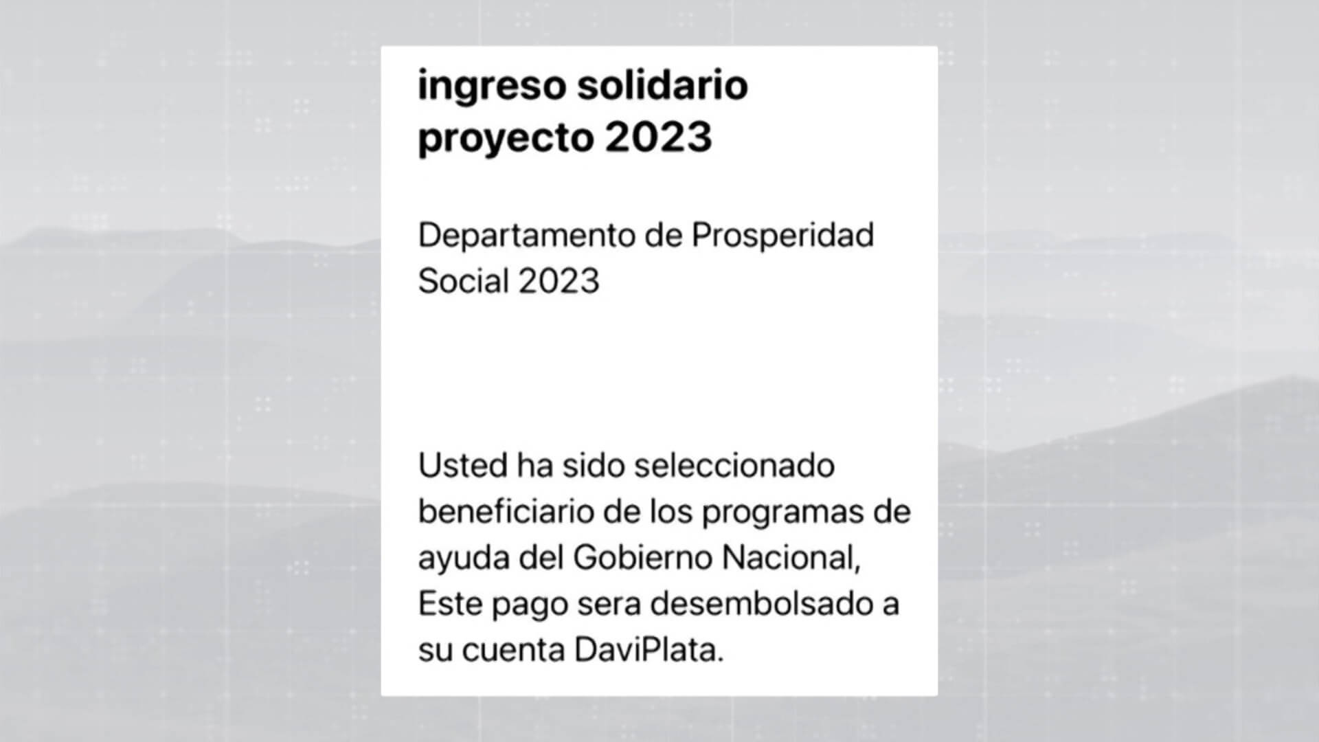 Alertan de estafa bajo promesa de beneficio social