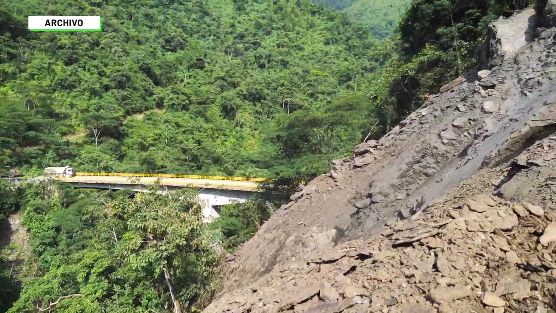 Antioquia, cuatro vías con afectación de movilidad