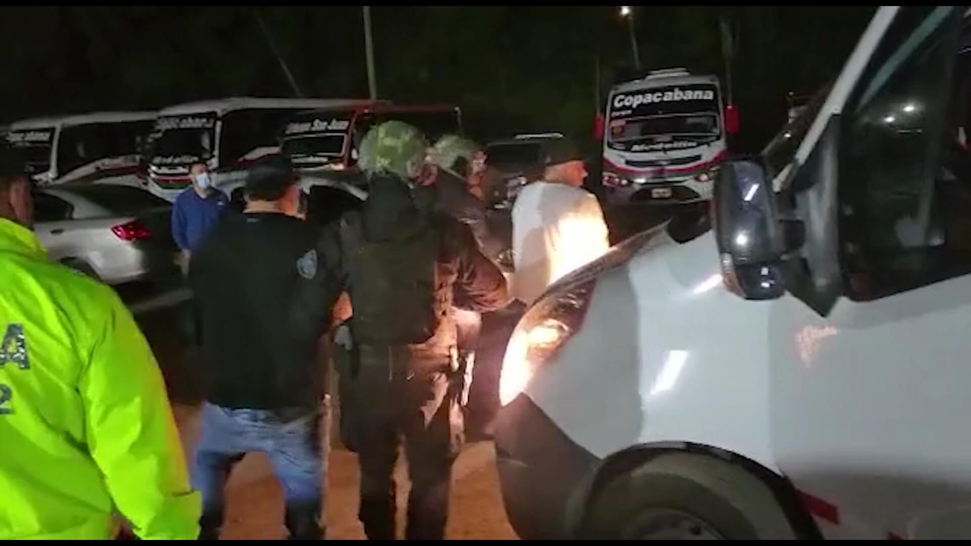 Capturados en un parqueadero de Copacabana