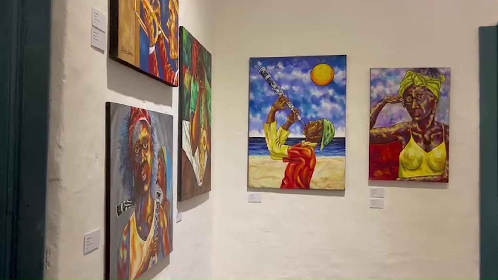 'Color Afro' de Rubén Crespo en museo Juan del Corral