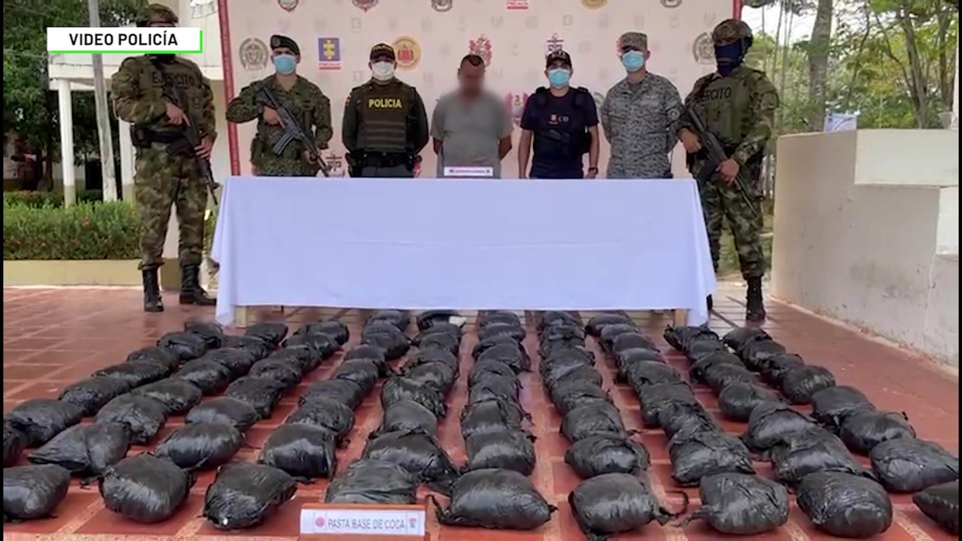 Ejército incautó 170 kilogramos de pasta de coca