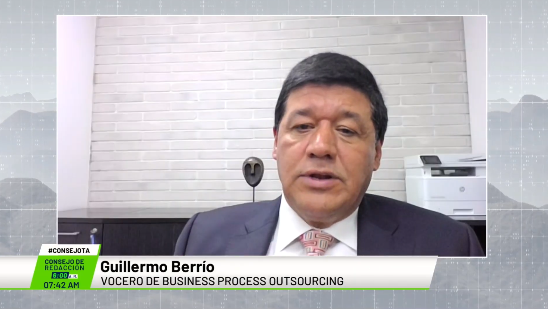 Entrevista a Guillermo Berrío, vocero de Business Process Outsourcing