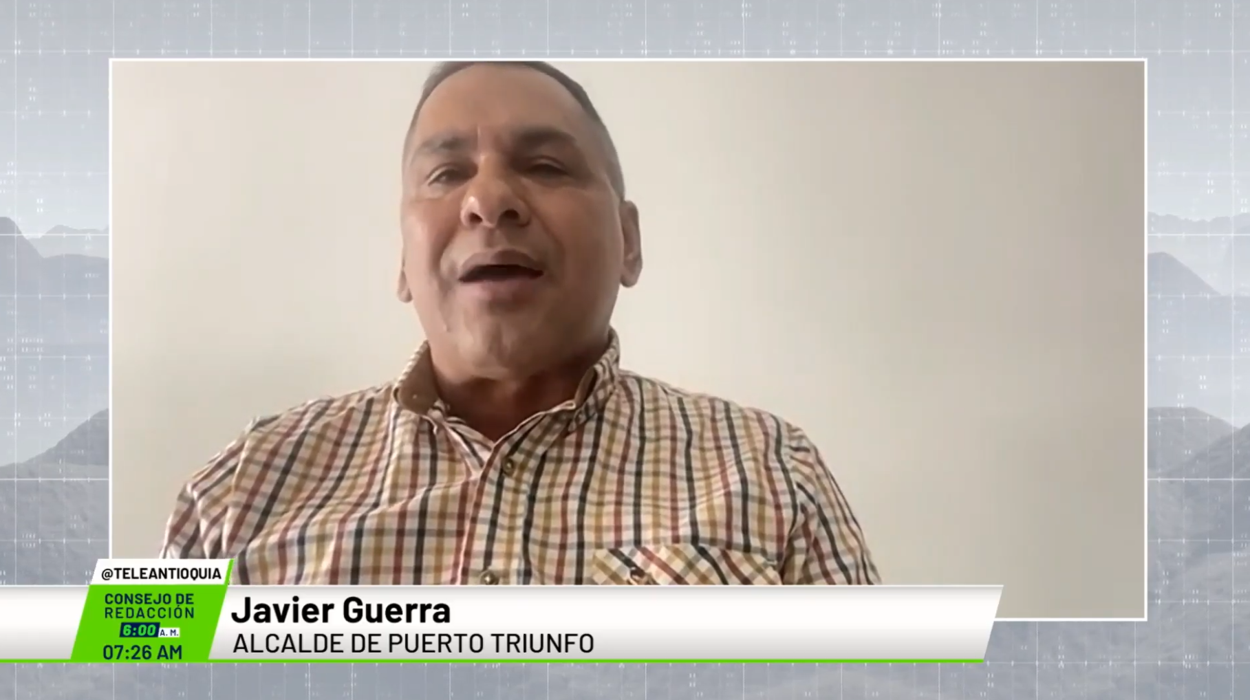 Entrevista a Javier Guerra, alcalde de Puerto Triunfo