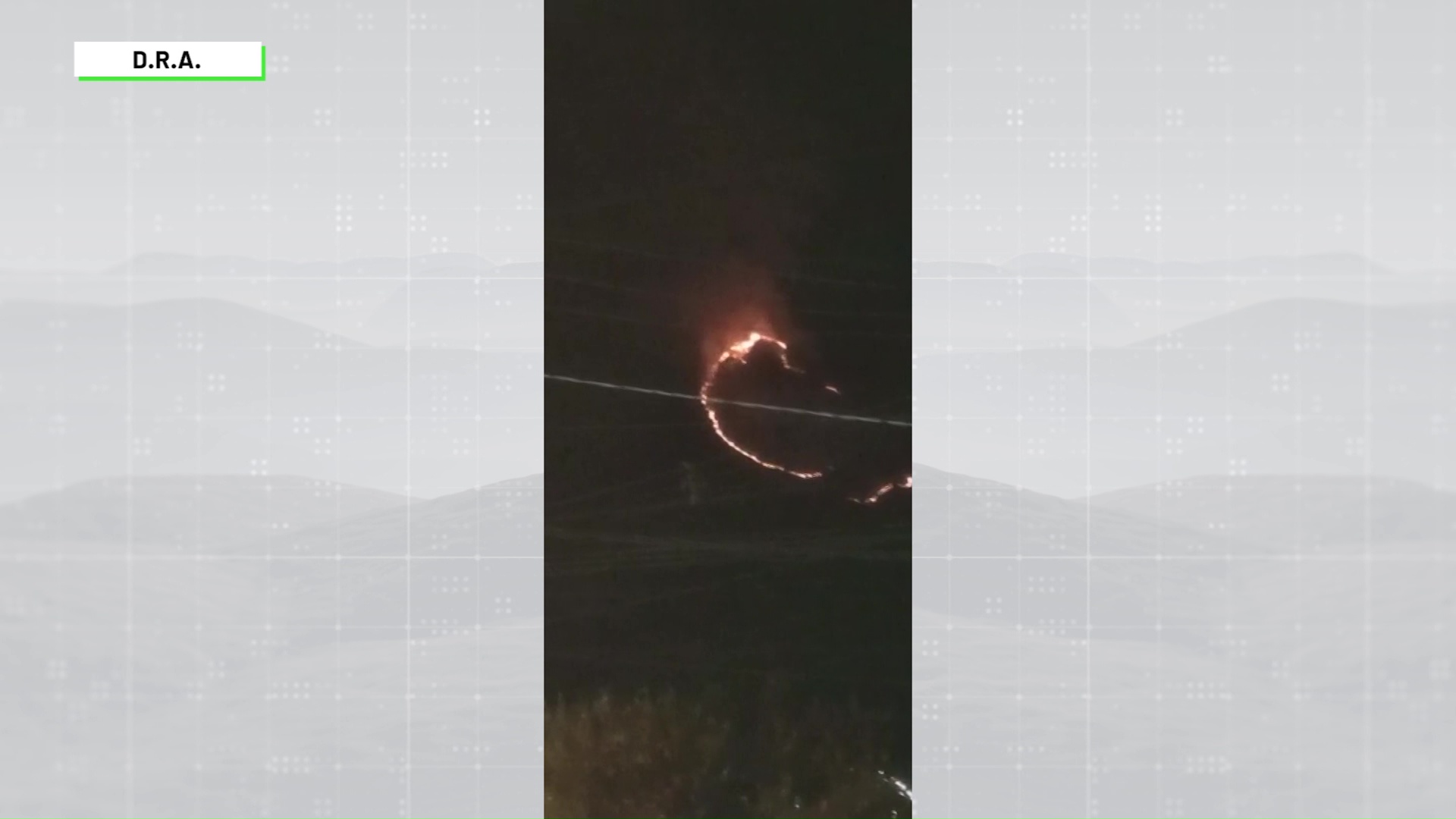 Incendio en el Cerro Quitasol lleva más de 20 horas