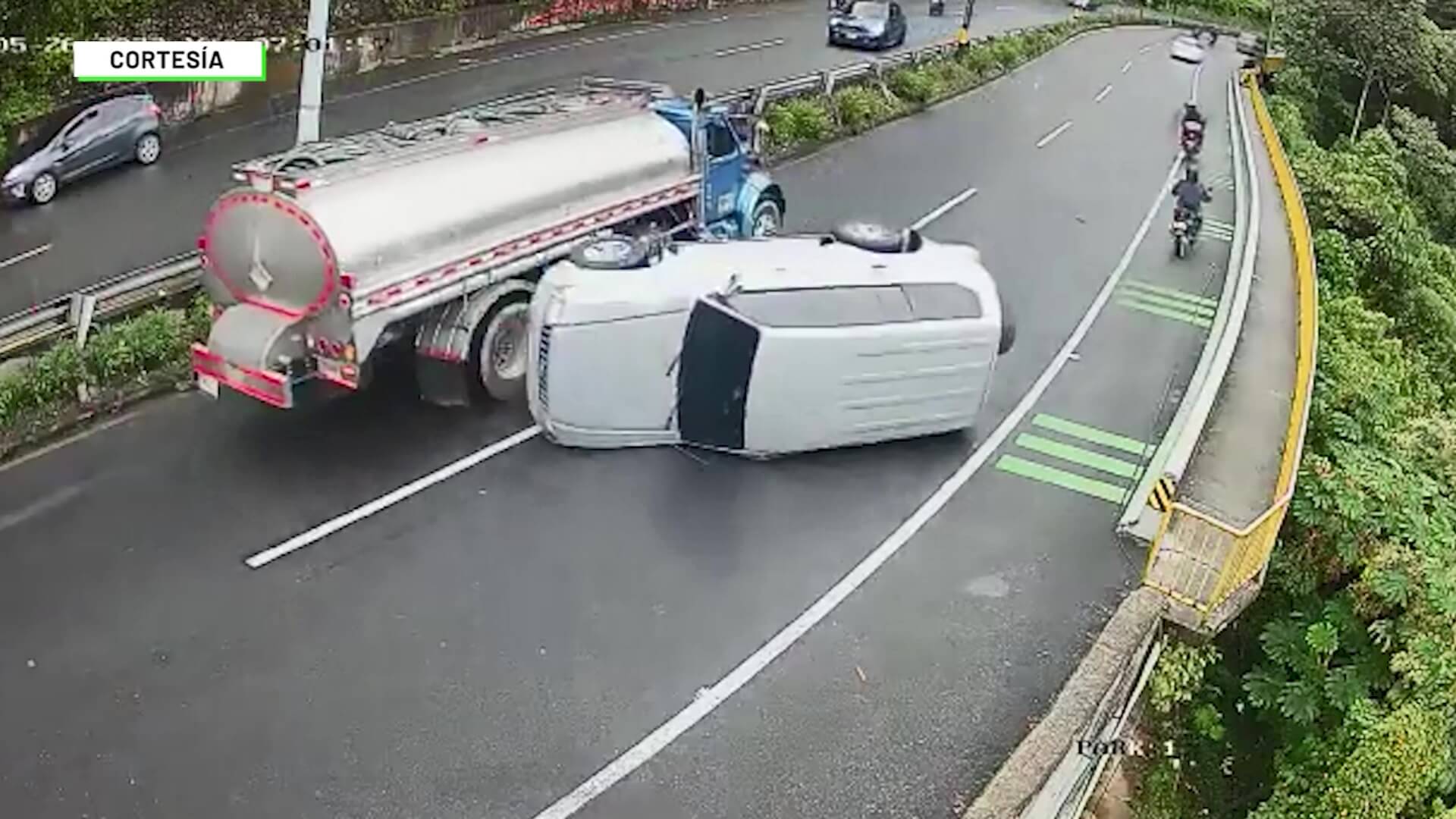 Por poco ocurre una tragedia en Av. Las Palmas