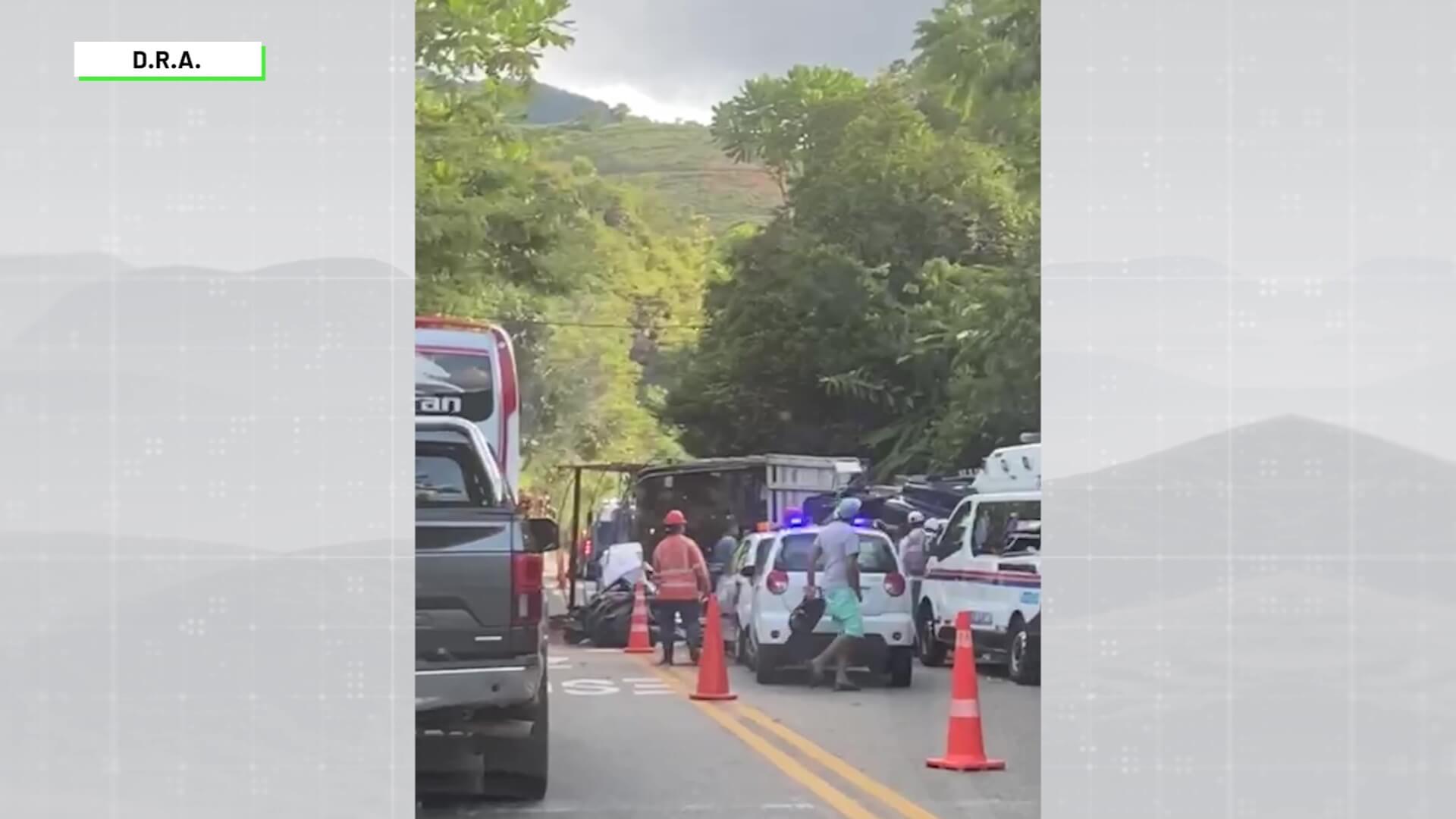 Dos personas fallecidas tras accidente de tránsito en Cisneros