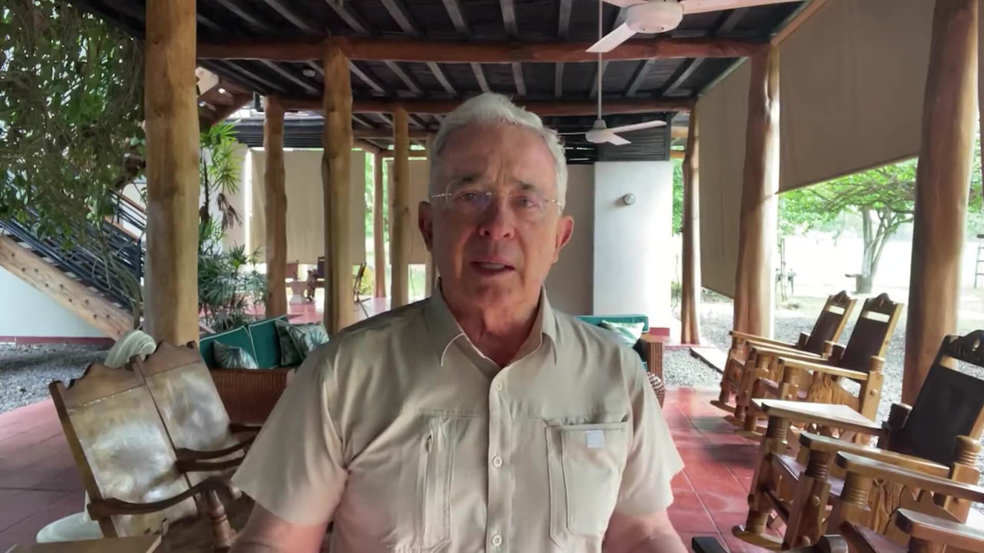 Expresidente Uribe critica acuerdo del cese al fuego con ELN