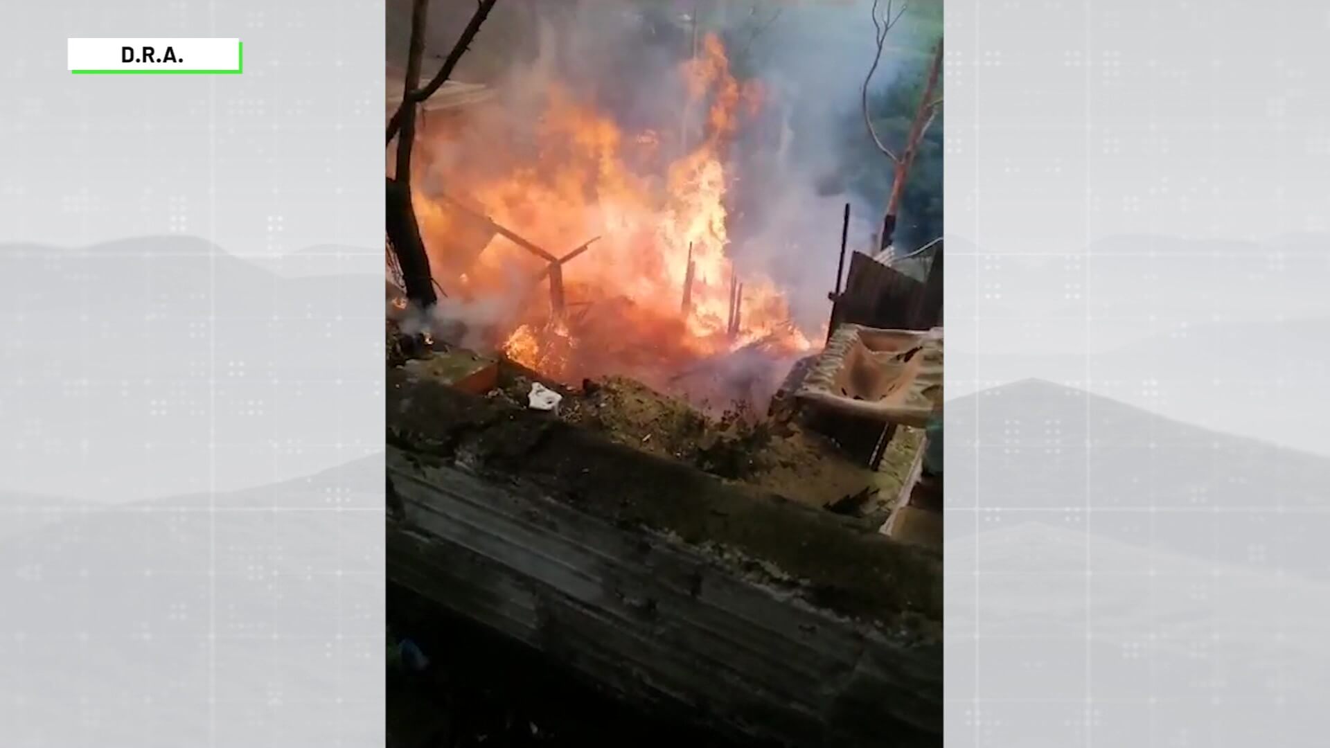 Una persona y su mascota fallecieron en incendio en Blanquizal