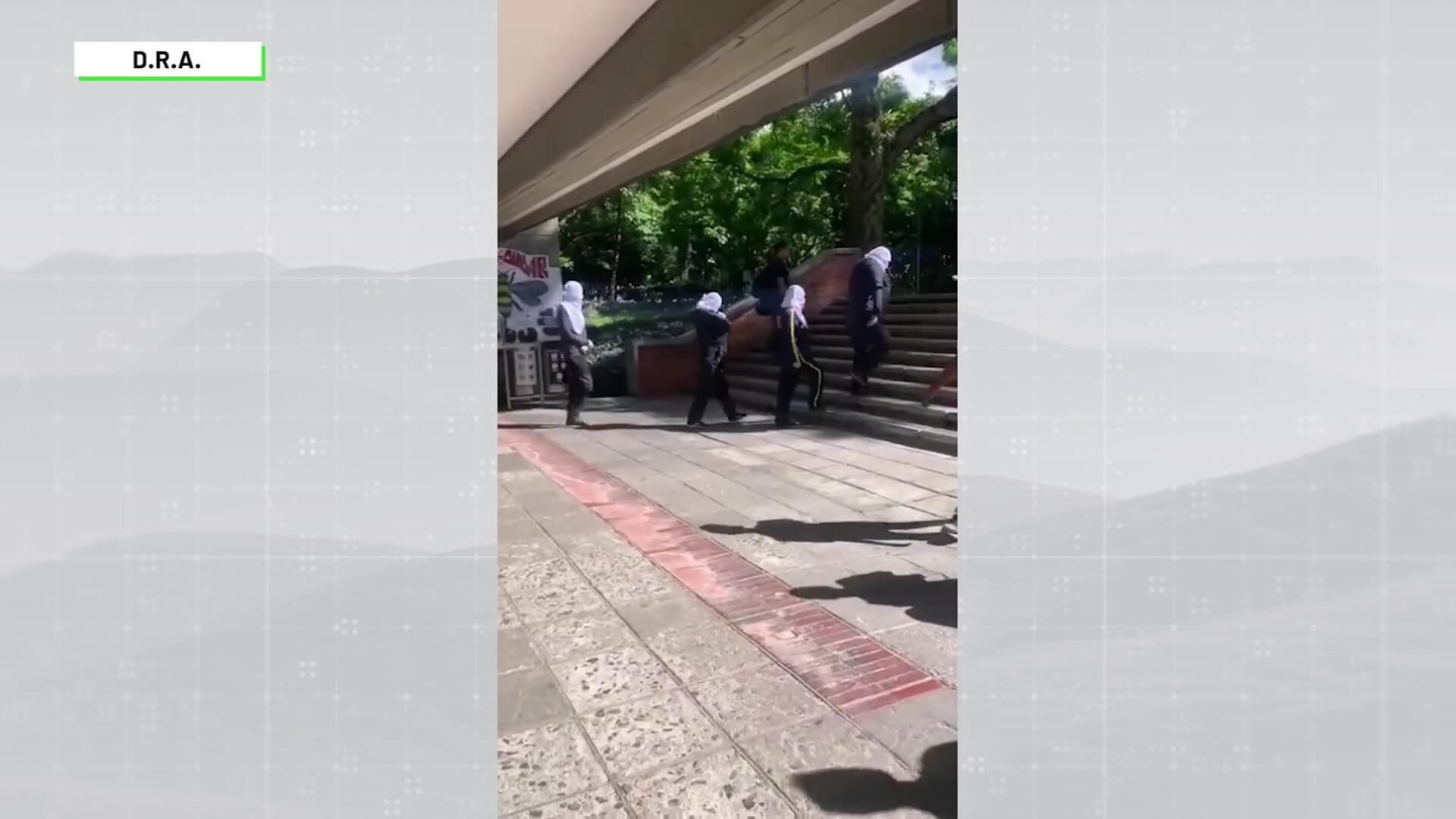 Universidad Nacional: un herido durante disturbios