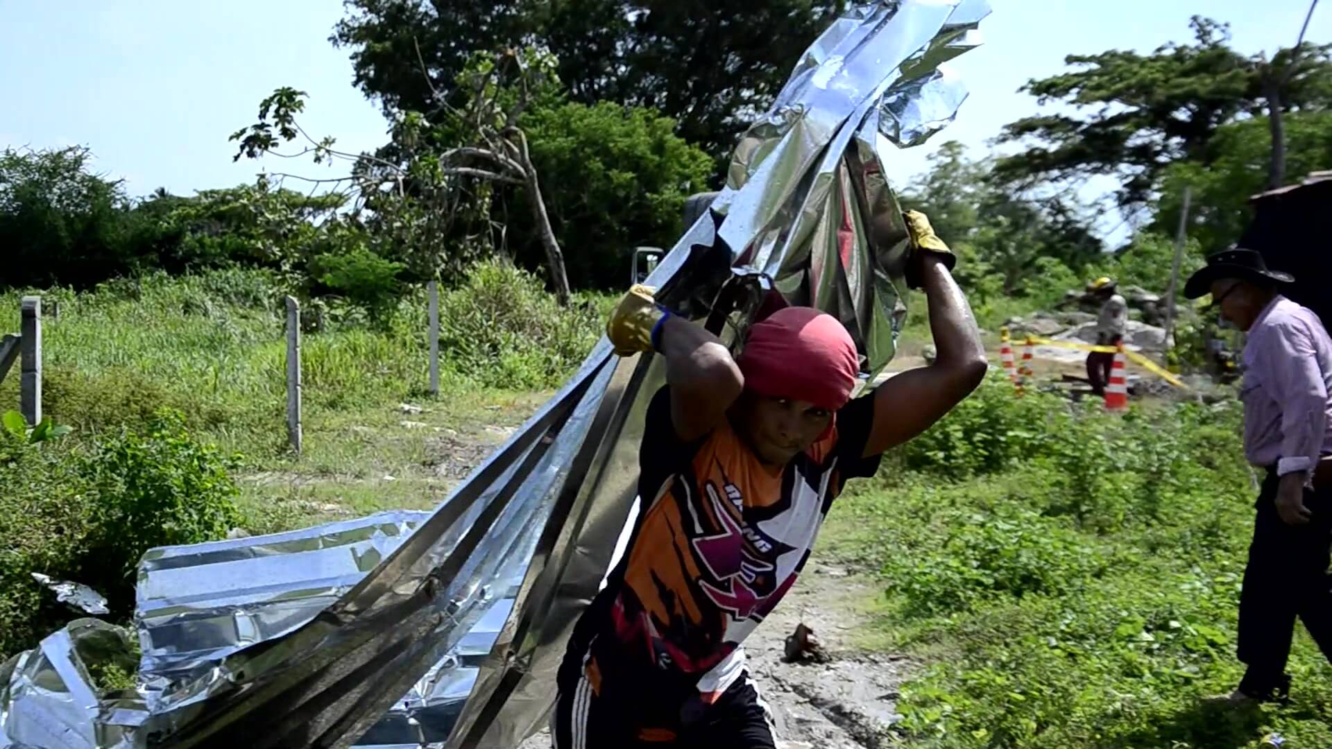 Vendaval afectó a más de 100 familias en Puerto Berrío