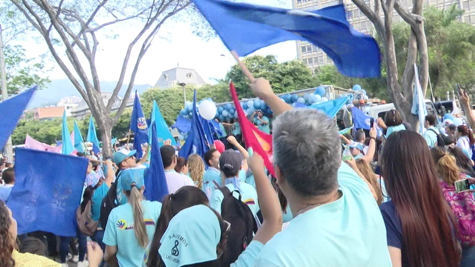 Marcharon en contra del aborto