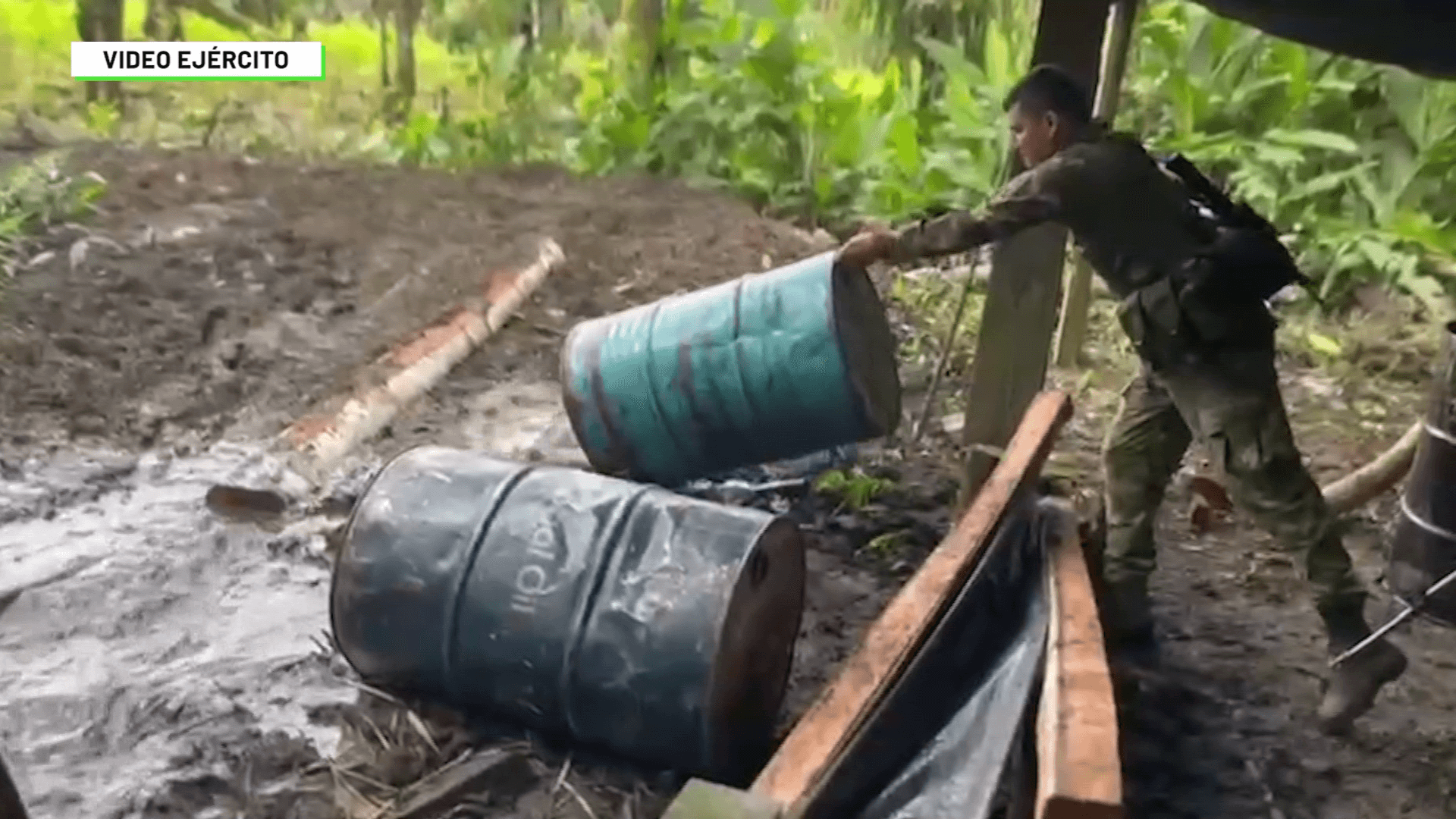 Destruyen laboratorios de procesamiento de cocaína en Urabá