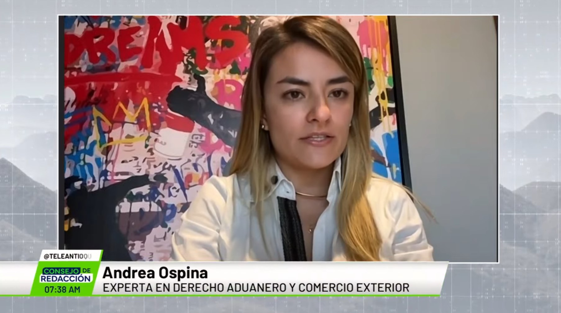 Entrevista a Andrea Ospina, experta en derecho aduanero y comercio exterior