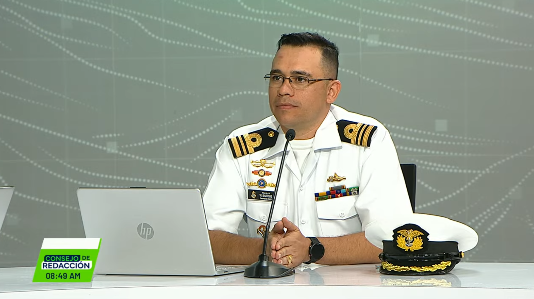 Entrevista al Mayor de Infantería de Marina Wilson Hernán Barrios Villada, comandante del Distrito Naval de Antioquia.
