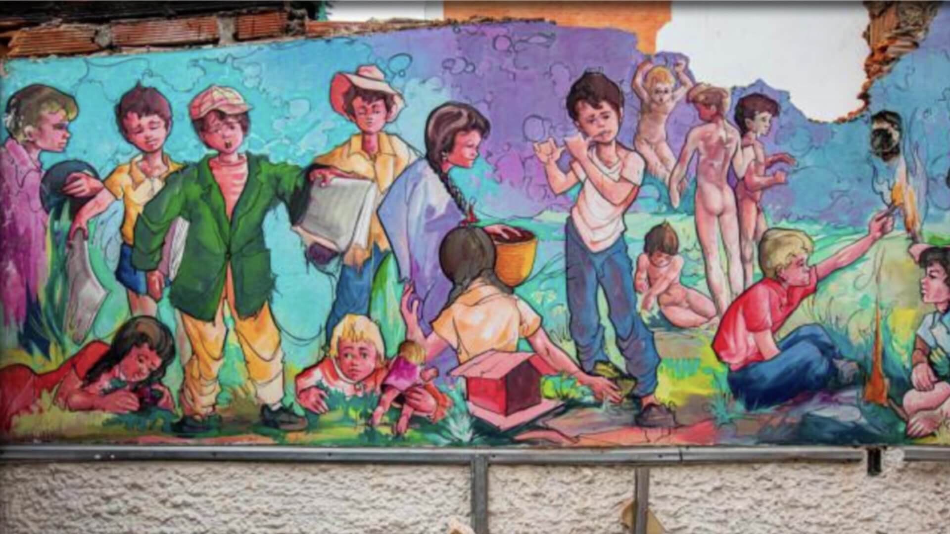 Hallan mural de Ramón Vásquez en casa en demolición