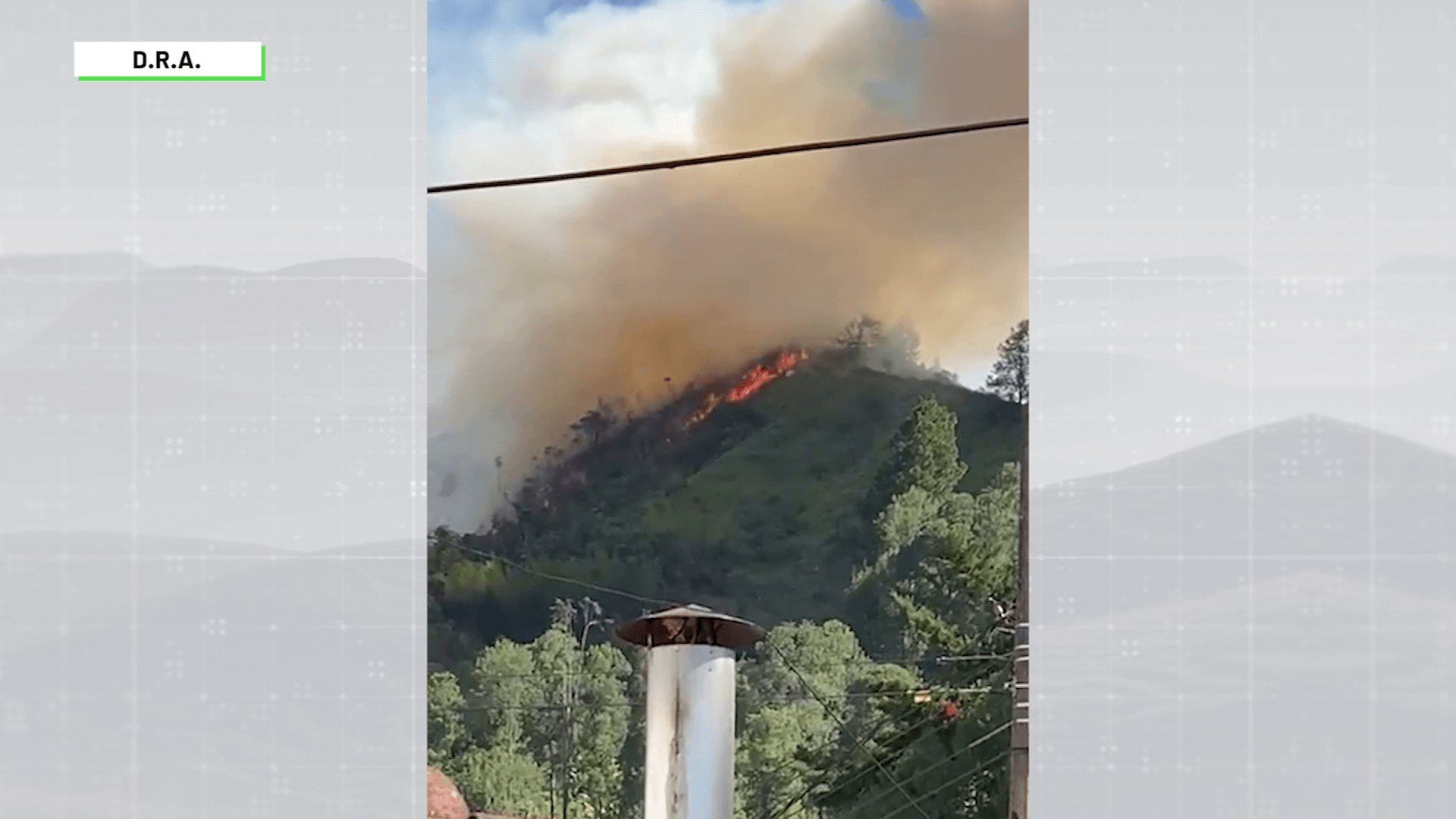 Dagran reporta siete incendios de cobertura vegetal