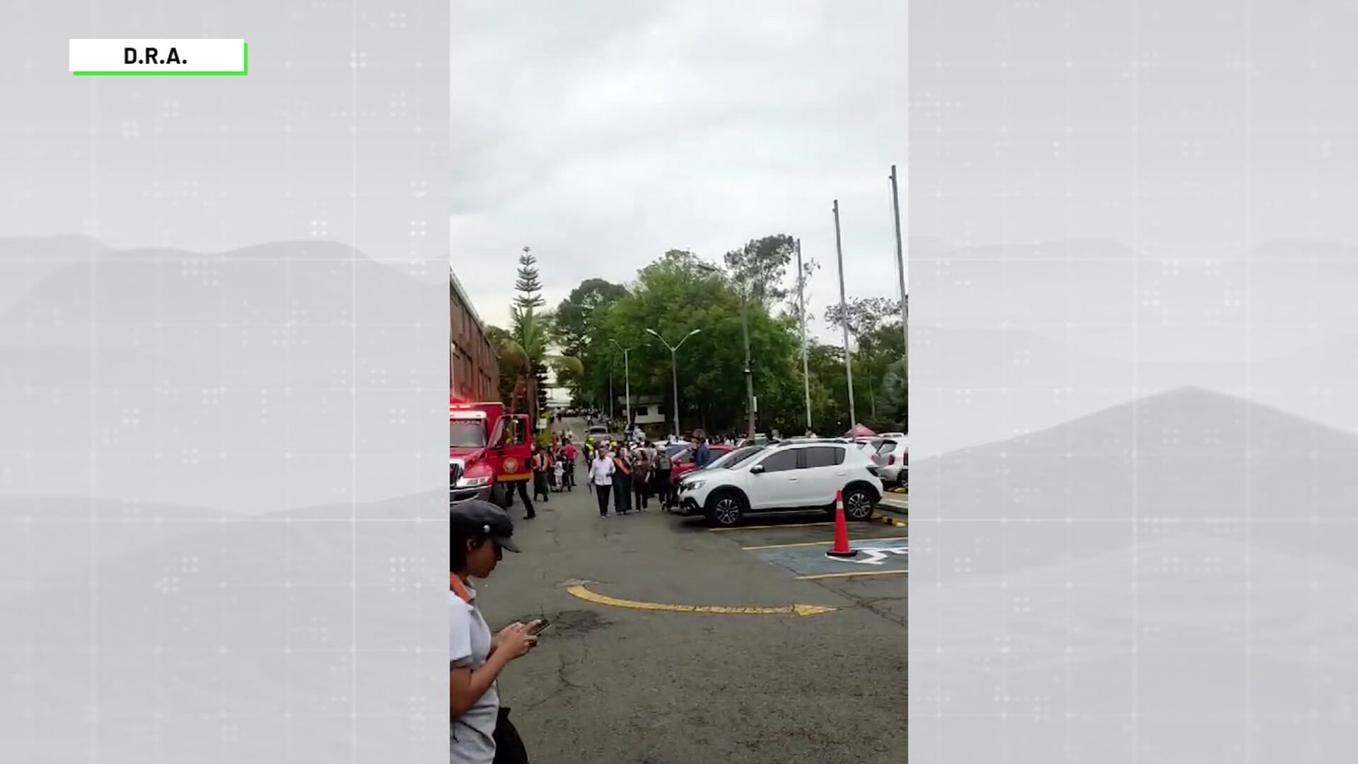 Emergencia por gas detectado en ducto de ventilación en Sena de Itagüí