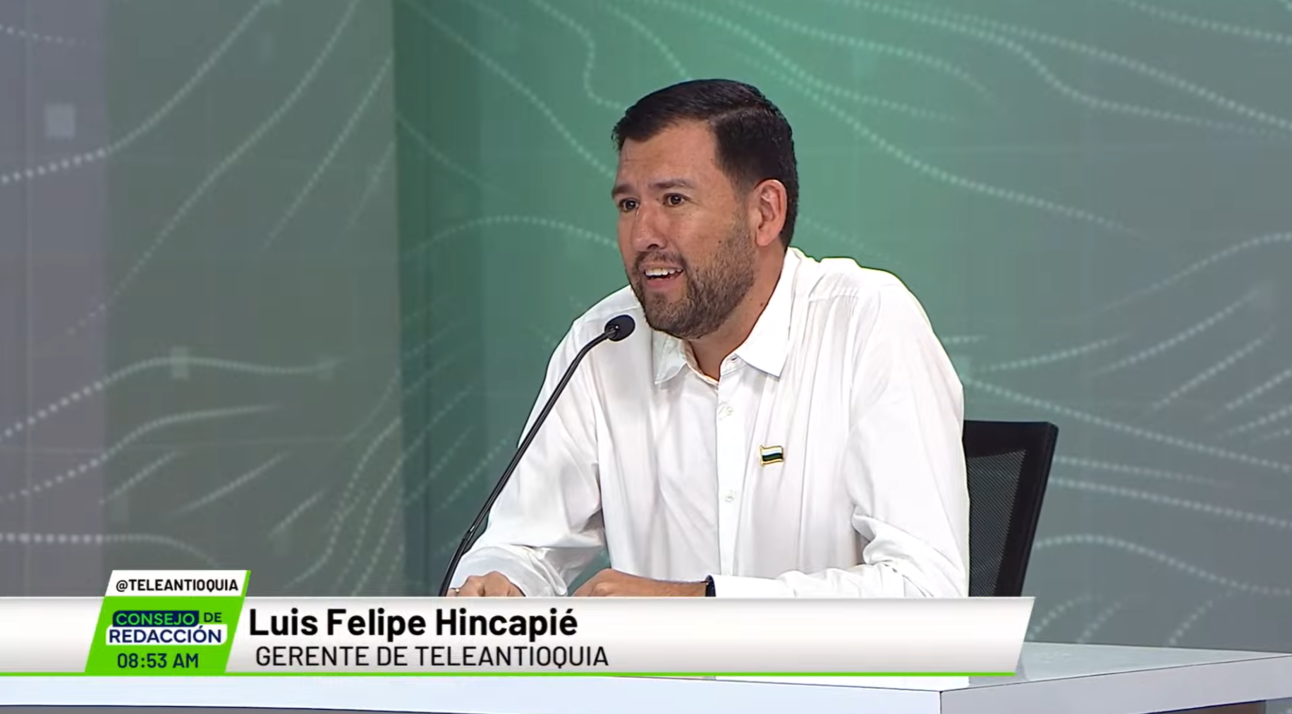 Entrevista a Luis Felipe Hincapié, gerente de Teleantioquia