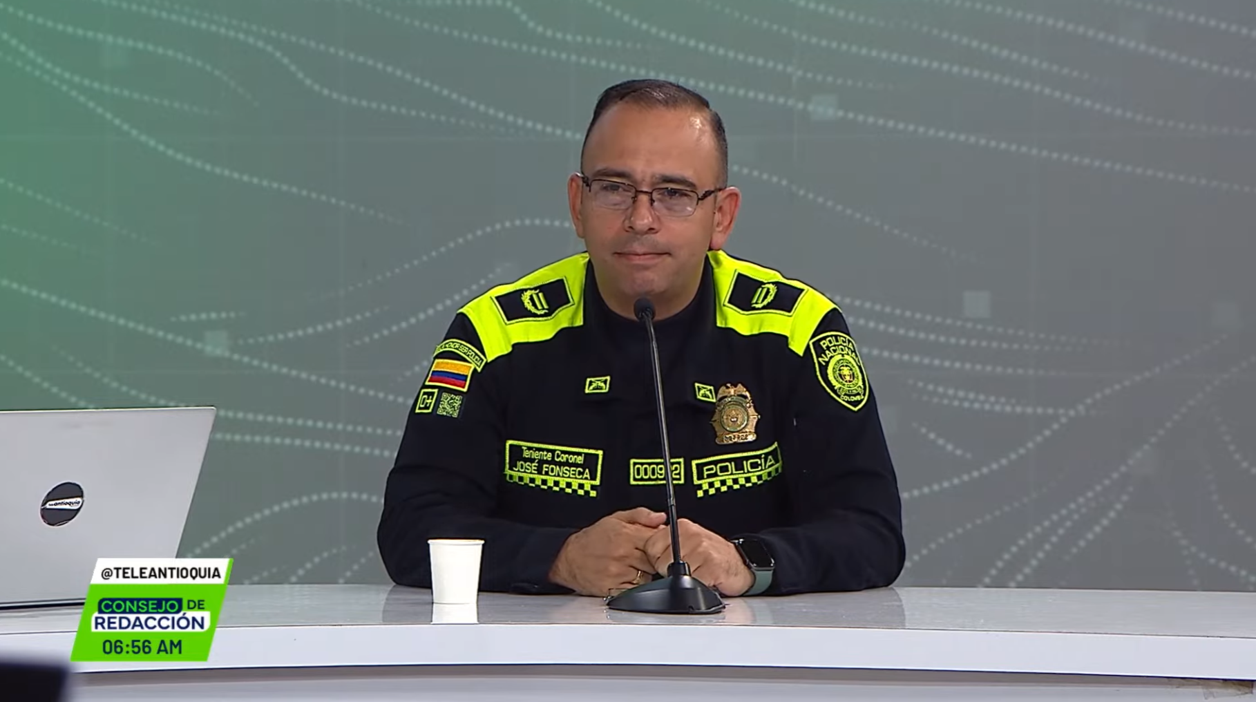 Entrevista al Coronel José Cristóbal Fonseca, subcomandante encargado Policía Metropolitana