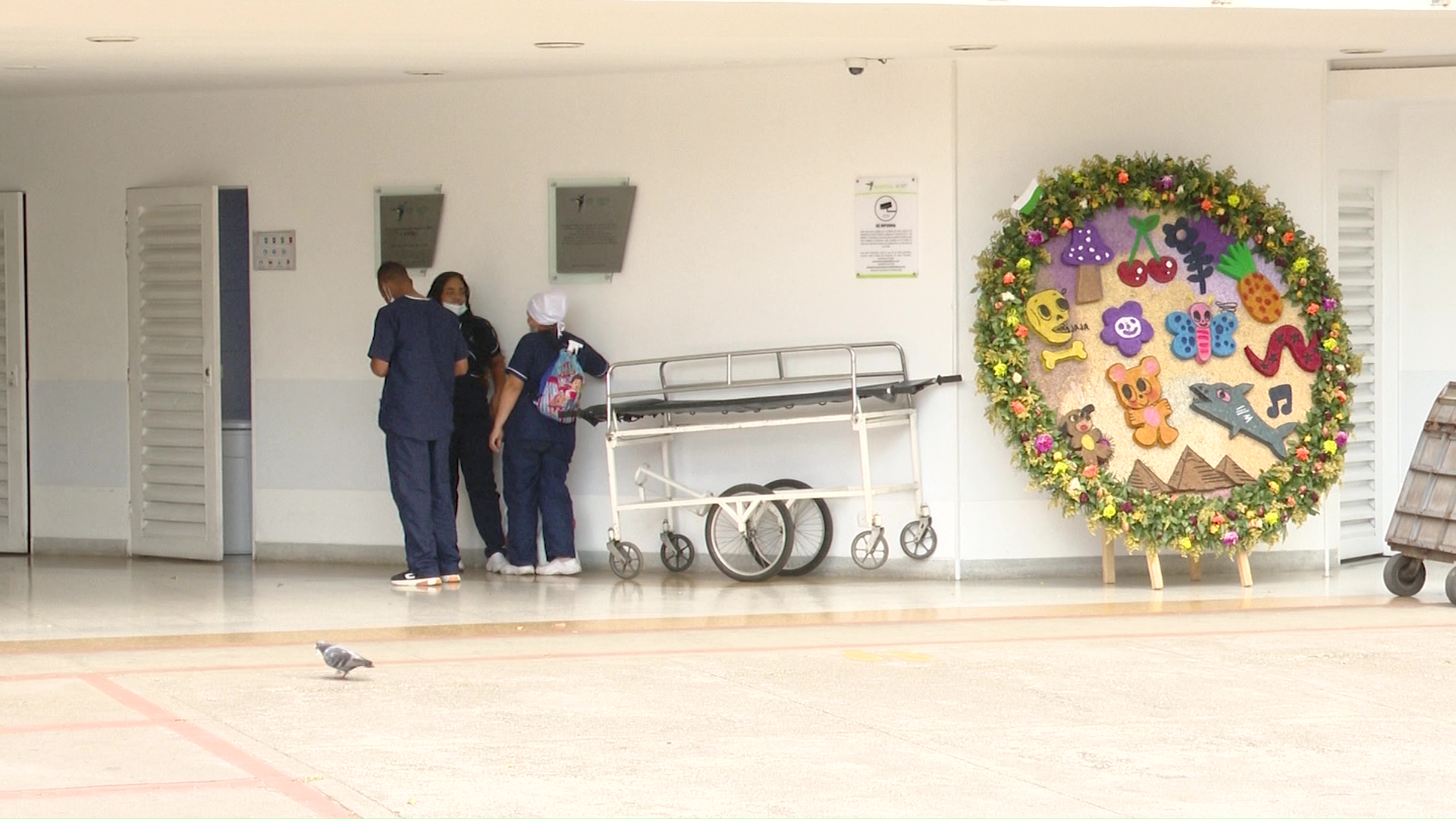 Hospital infantil San Vicente: 282 % de sobreocupación