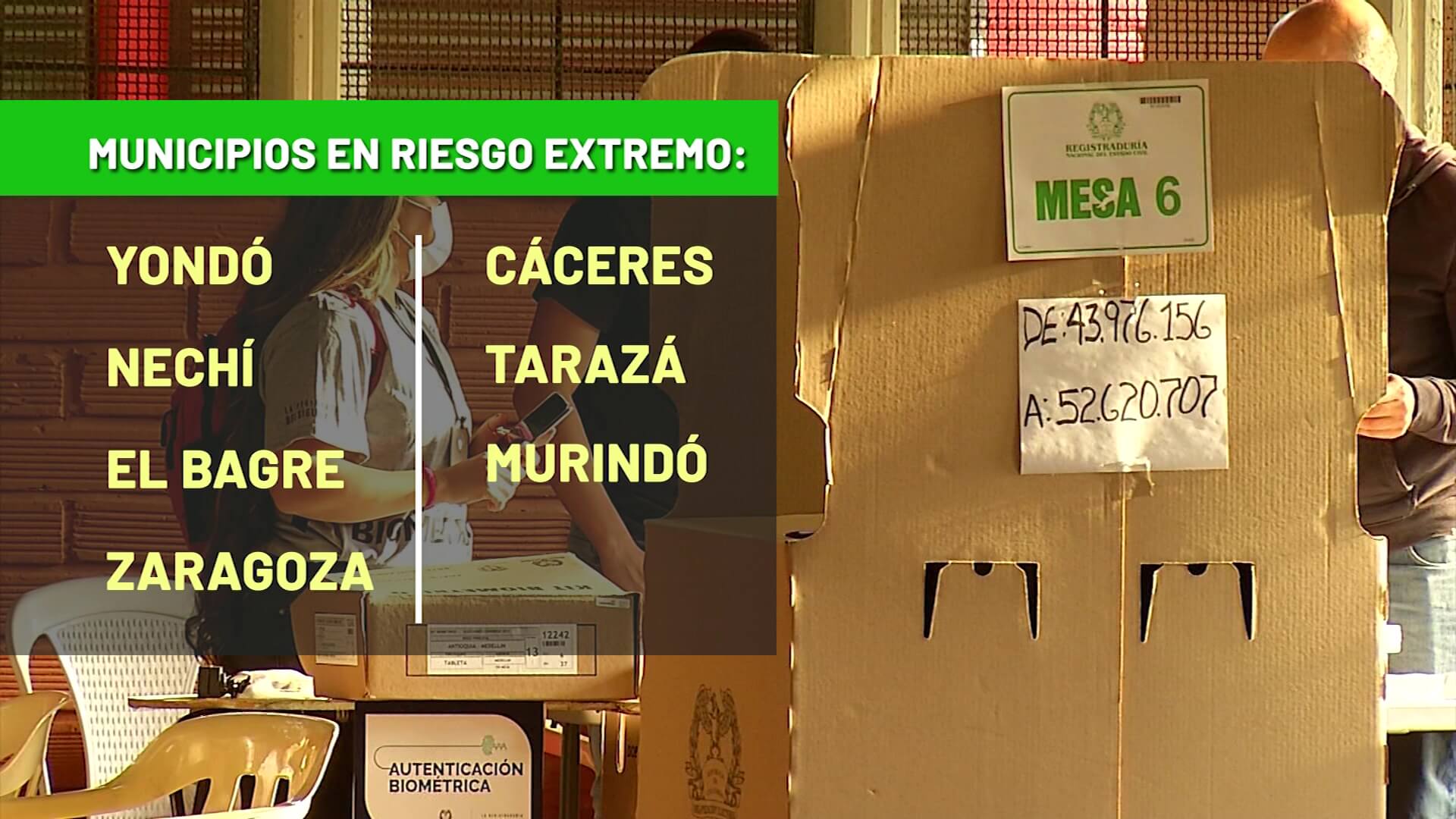 Según Defensoría, en 113 municipios hay riesgo electoral