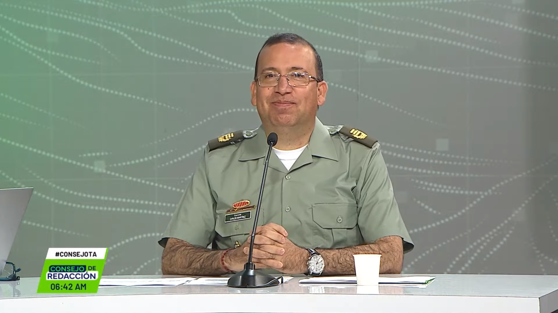 Entrevista al coronel Carlos Andrés Martínez Romero, comandante Policía Antioquia