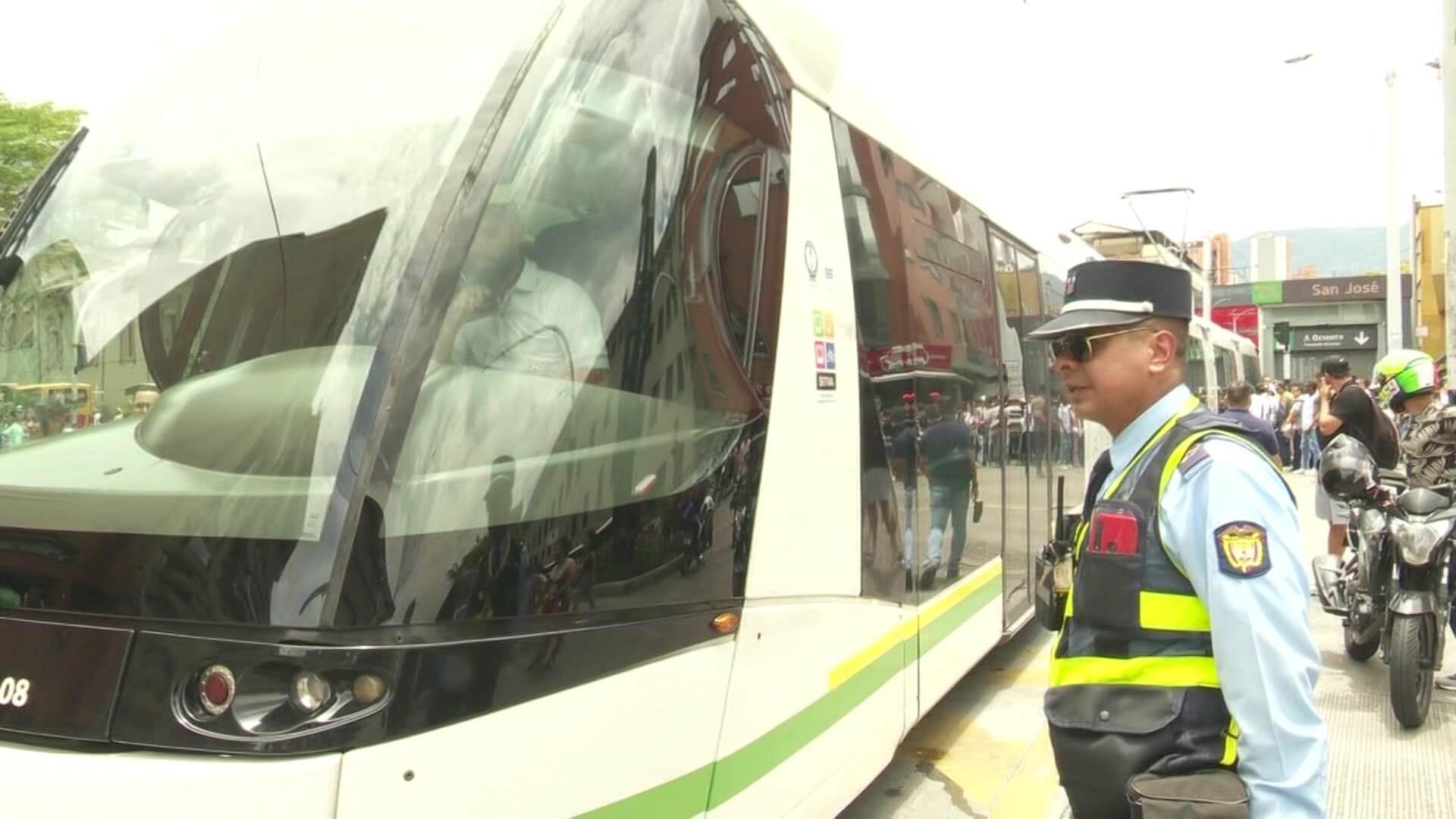 Tranvía arrolló a un transeúnte en estación San José