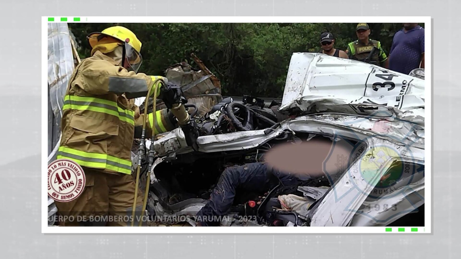 Dos personas murieron en accidente de tránsito