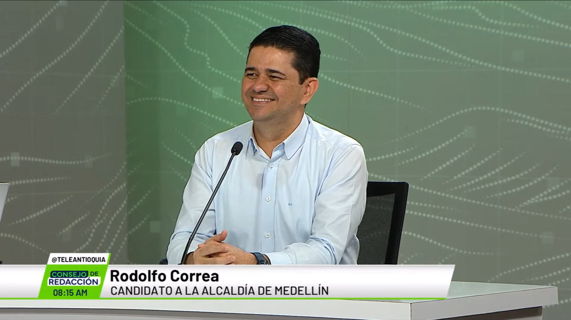 Entrevista a Rodolfo Correa, candidato a la Alcaldía de Medellín.