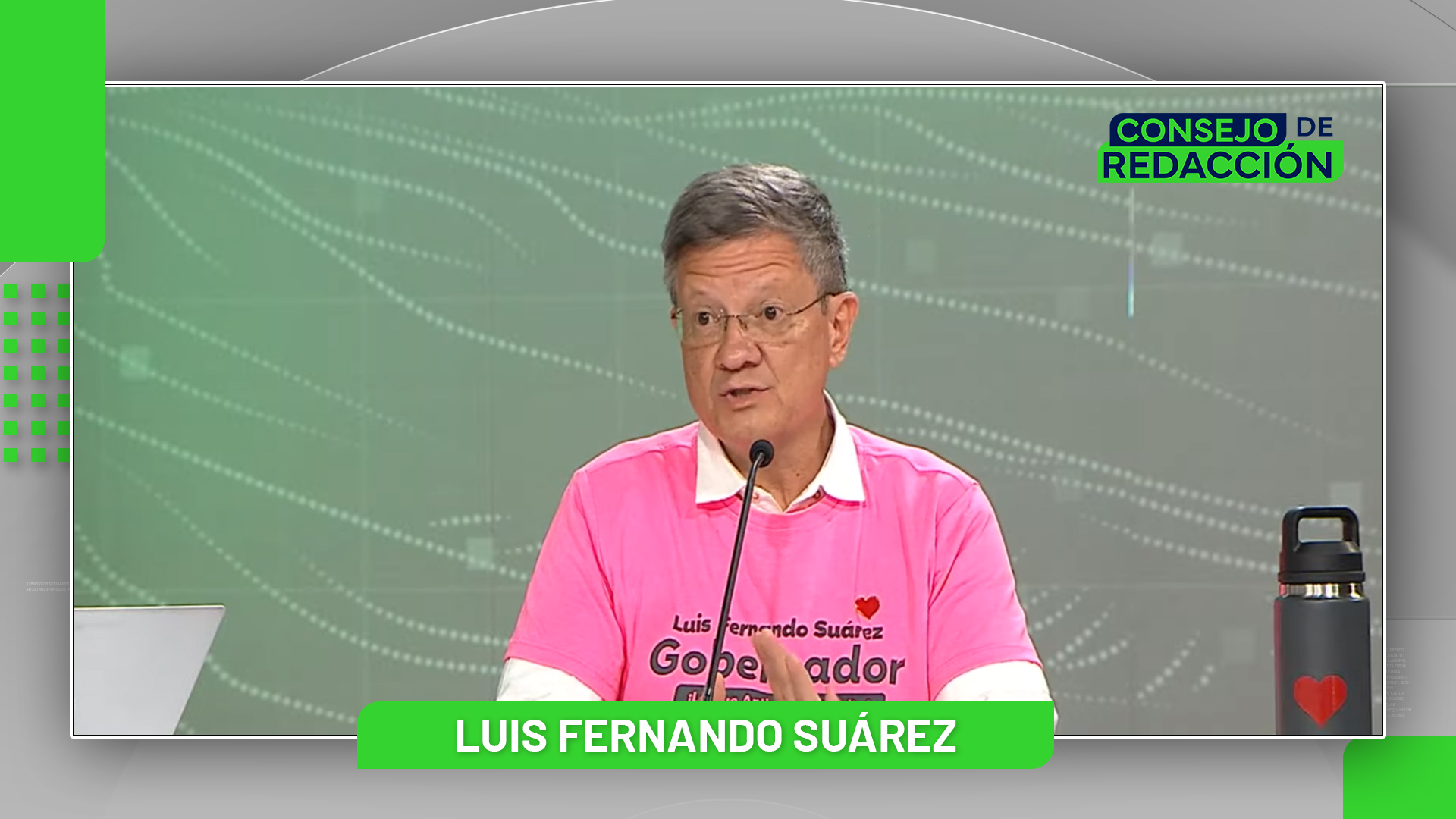 Entrevista a Luis Fernando Suárez, candidato a la Gobernación de Antioquia – Consejo de Redacción