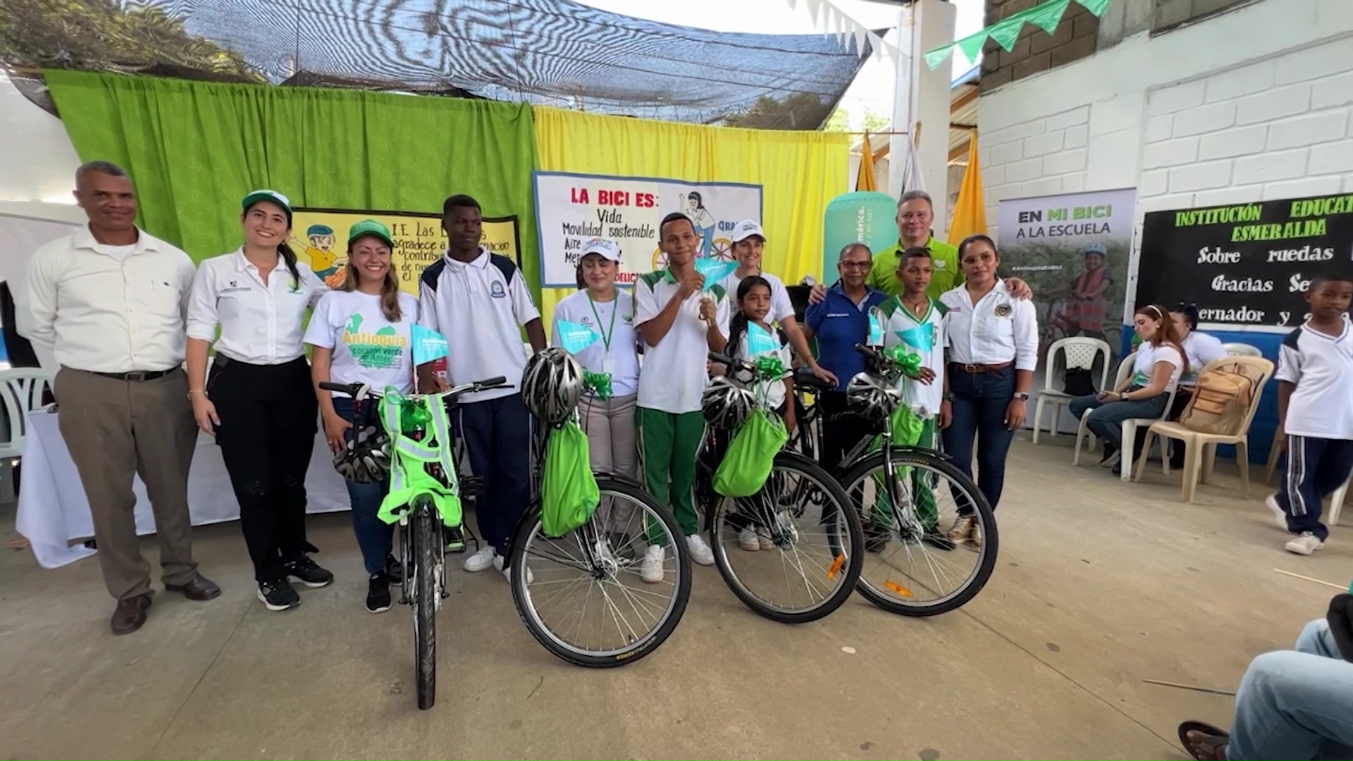 Mi bici a la escuela llegó al Bajo Cauca