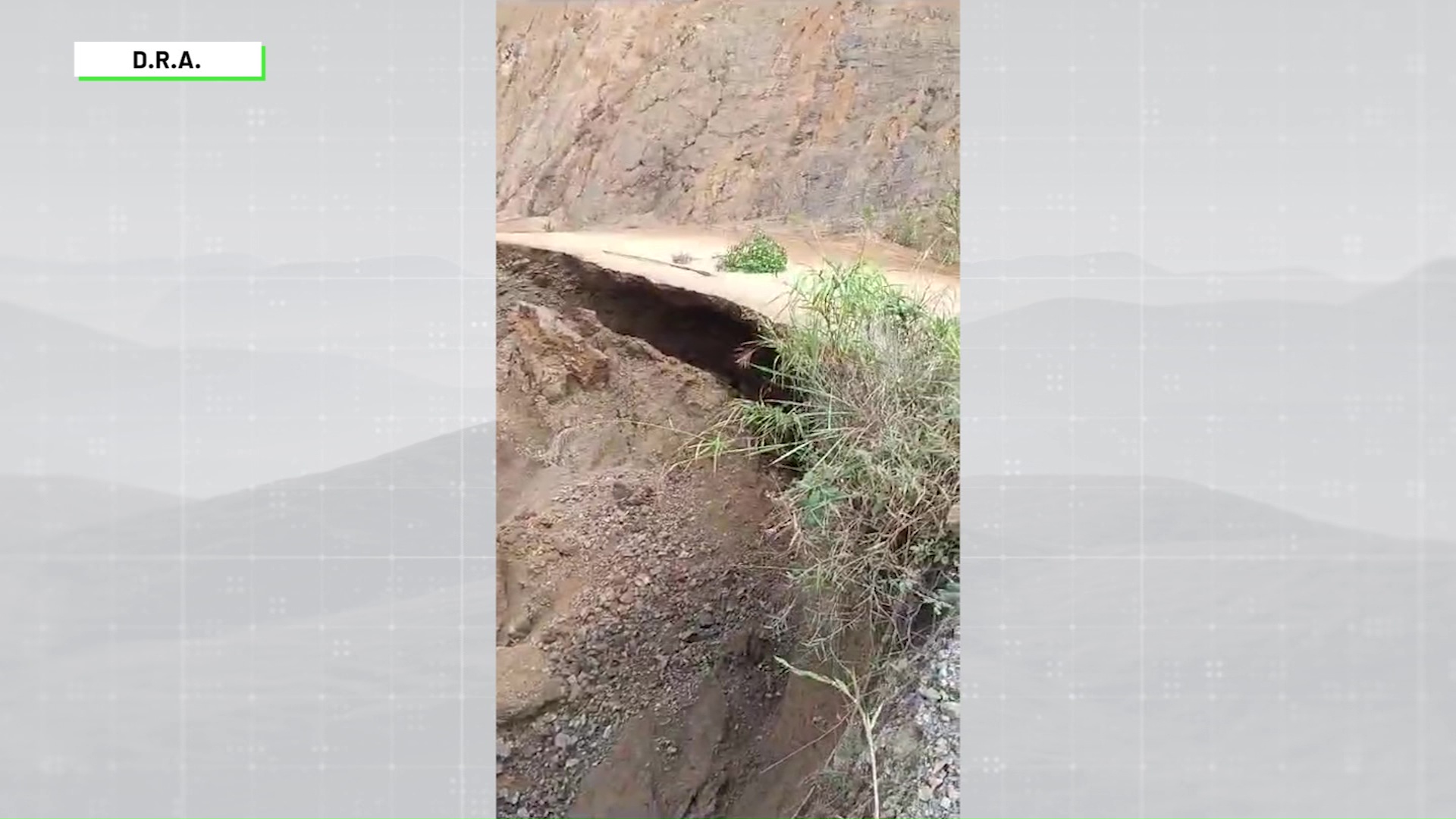 Pérdida de banca en vía Medellín-Quibdó