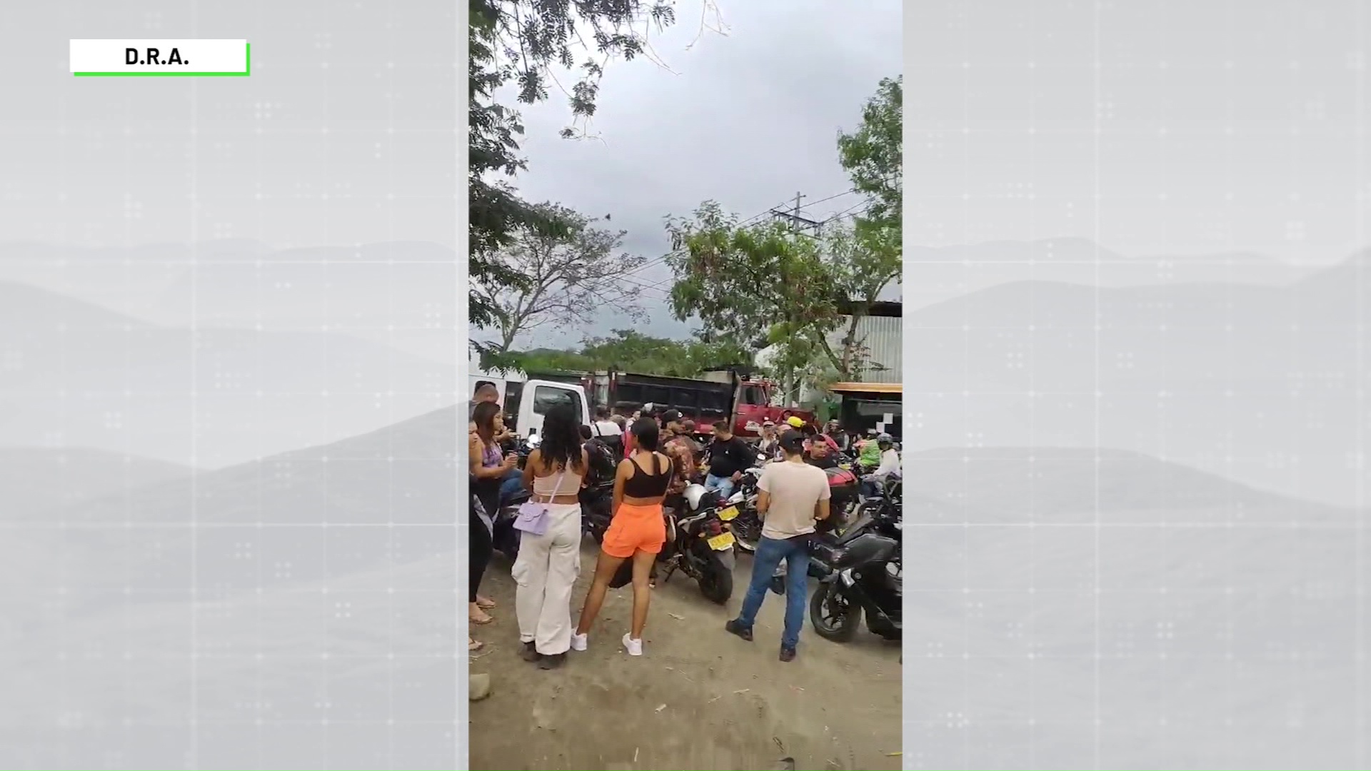 Bloquean la vía a Santa Fe de Antioquia