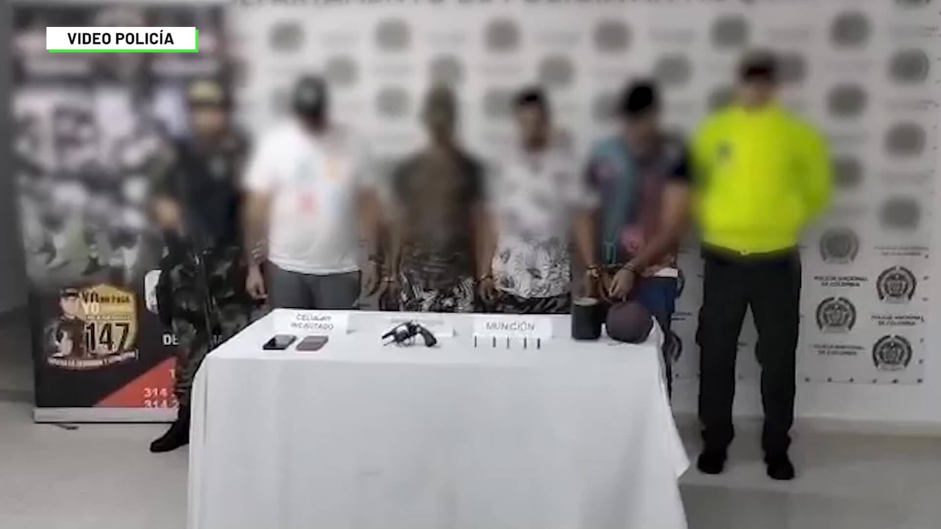 Cuatro capturados por intentar secuestrar a una mujer en Caucasia