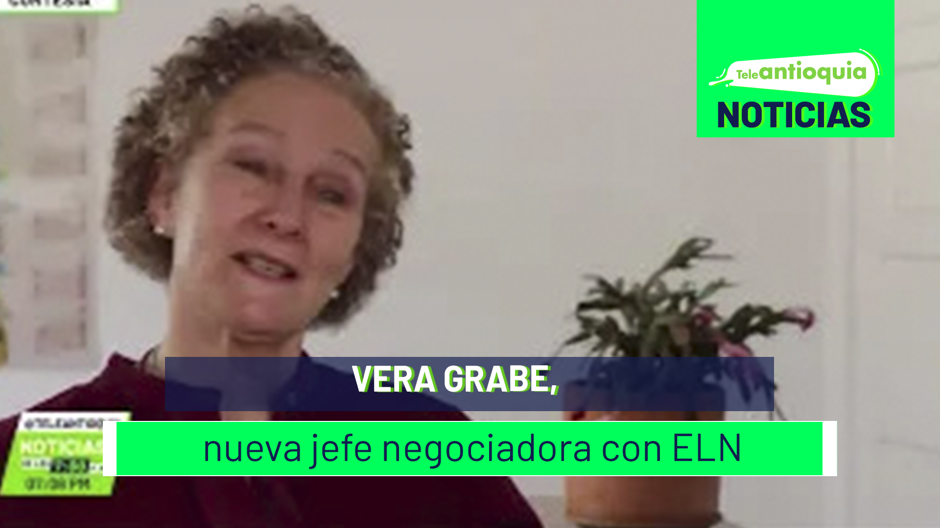 Vera Grabe, nueva jefa negociadora con el ELN