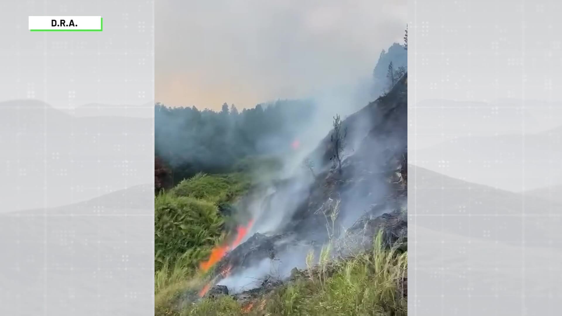 Alerta por incendios de cobertura vegetal