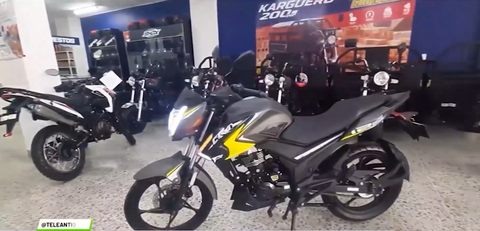 Venta de motos bajó en un 15 %